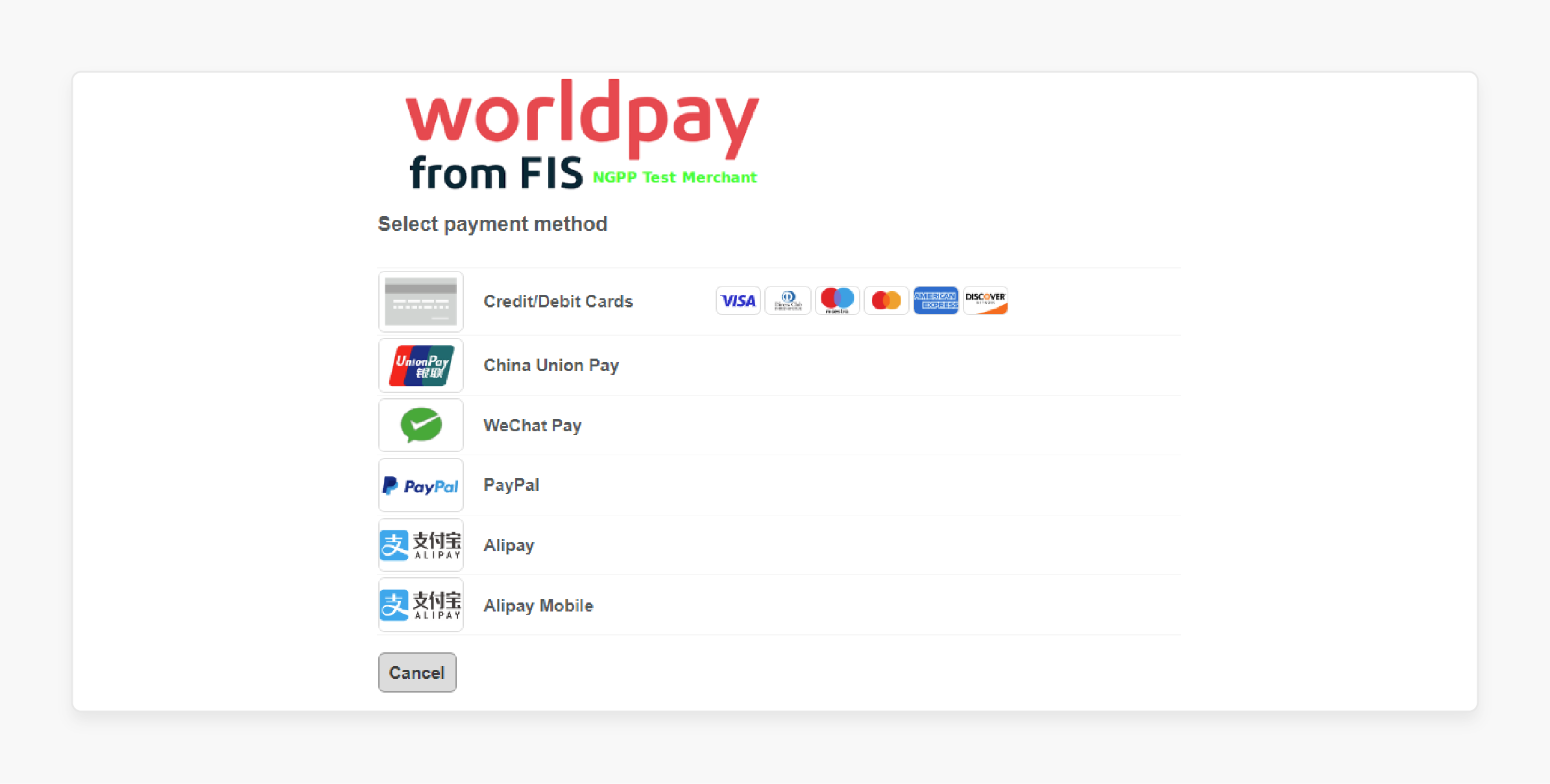 Multiple payment methods in Worldpay Magento 2