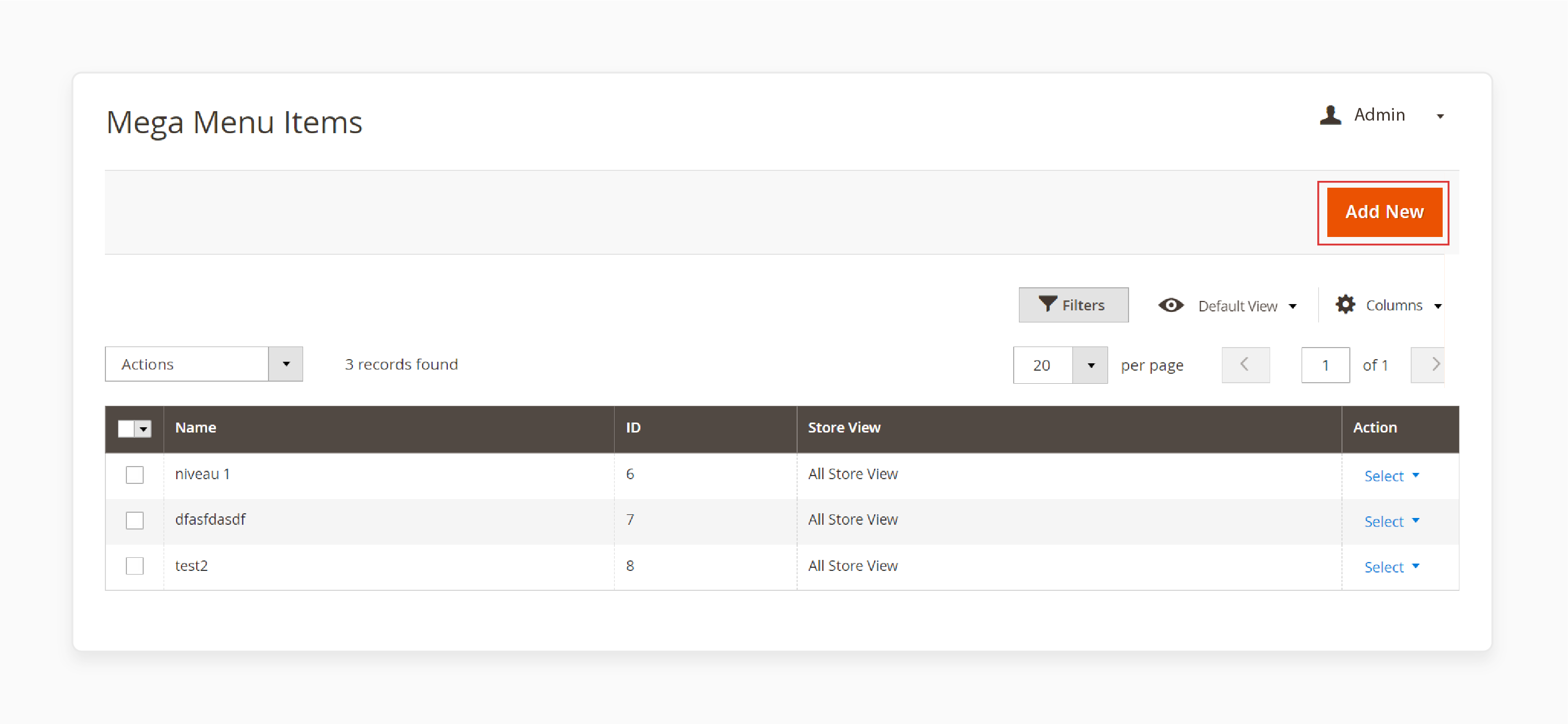 Adjust menu items in Magento 2 drag-and-drop