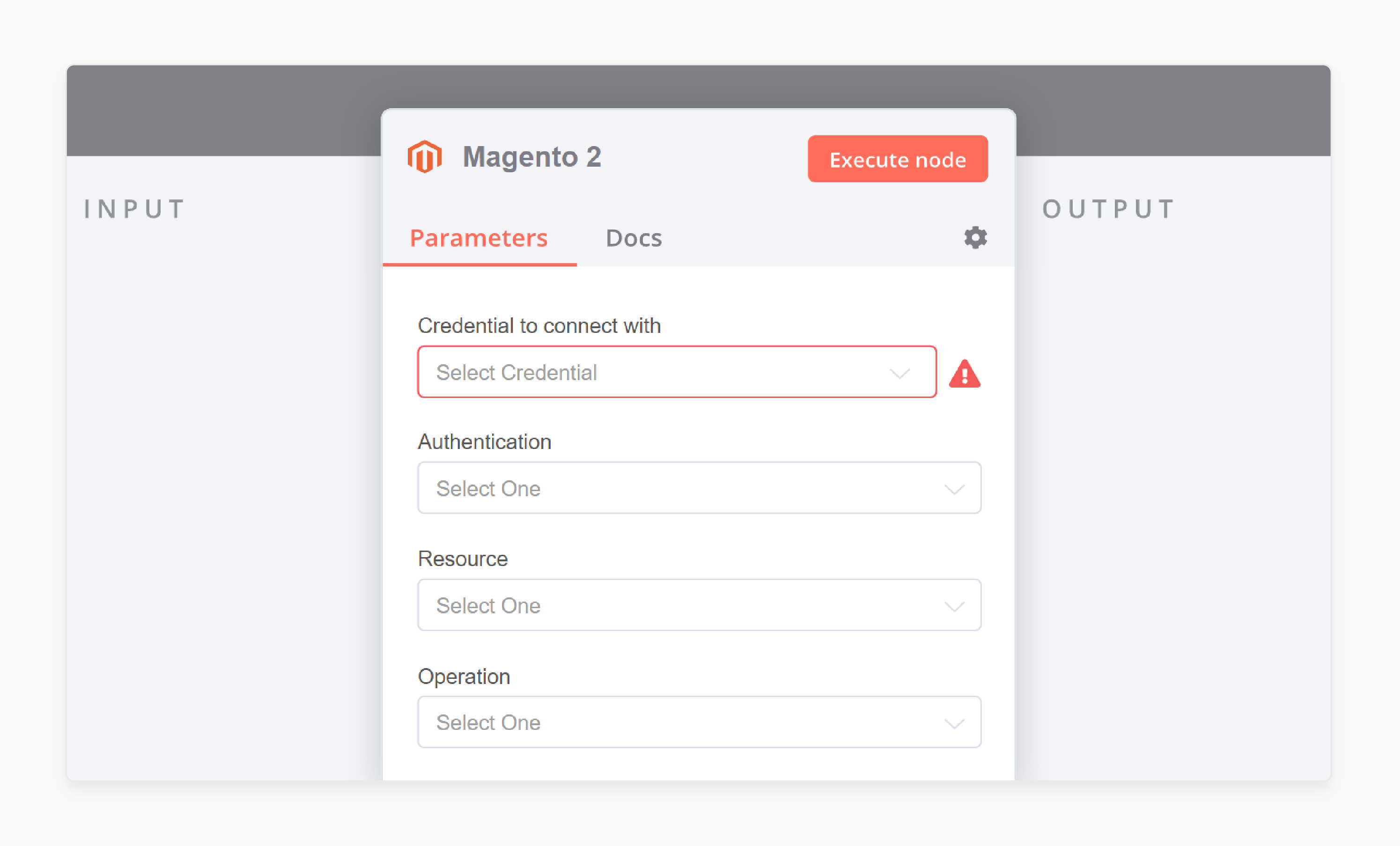 Add the Magento 2 node