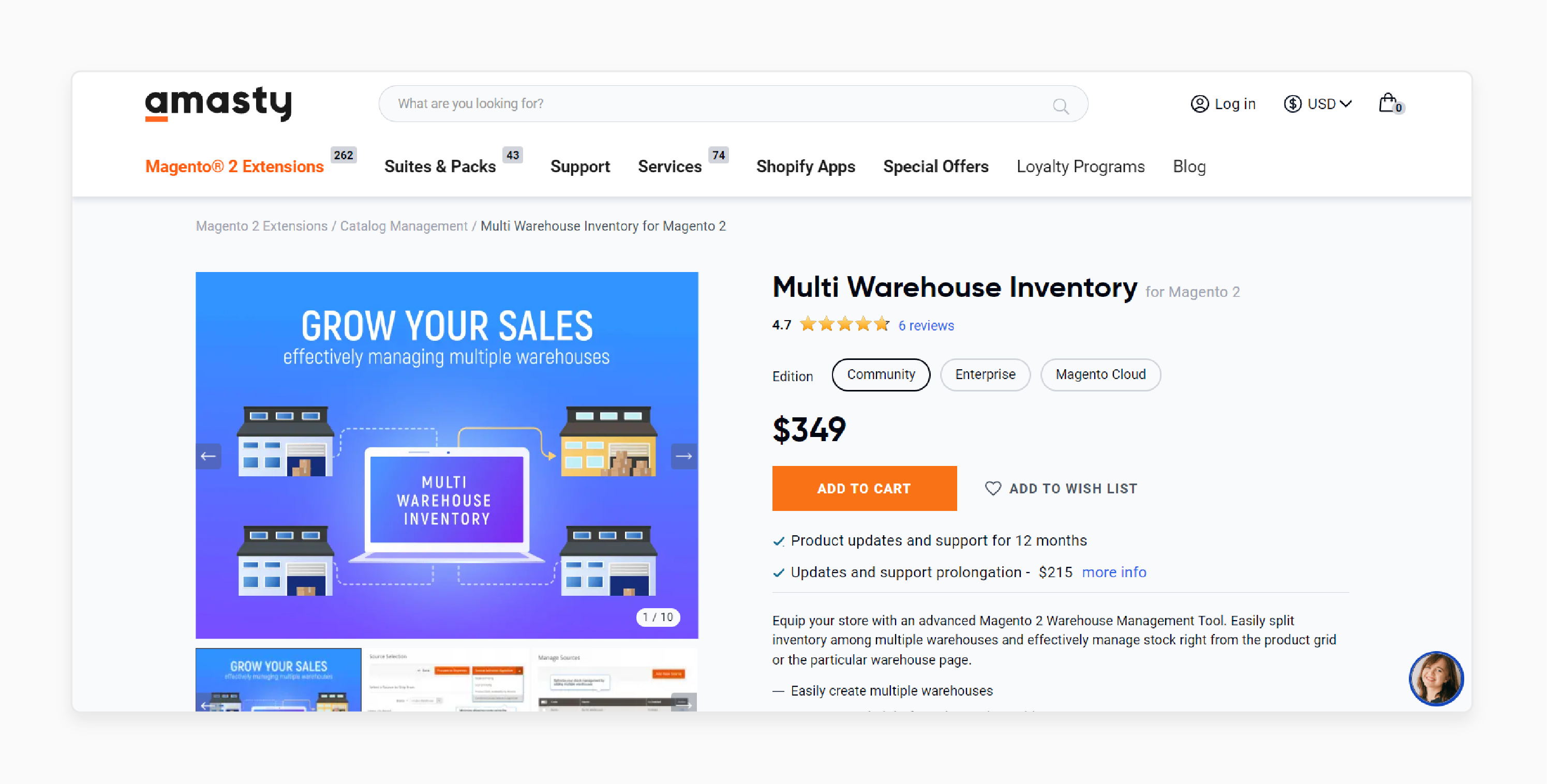 multi-warehouse inventory management in magento 2 for improved stock control