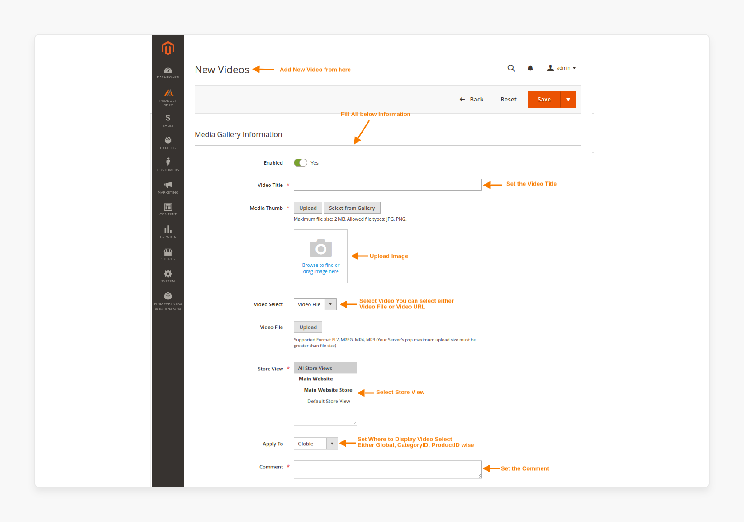 Video Settings &amp; Customization