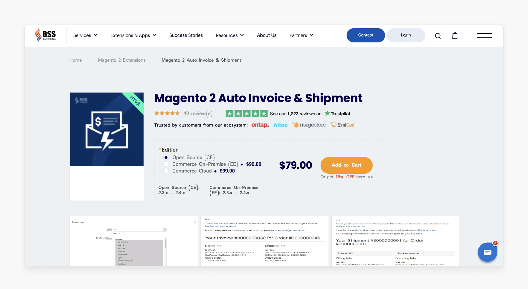 Magento 2 Auto Invoice &amp; Shipment by BSS Commerce