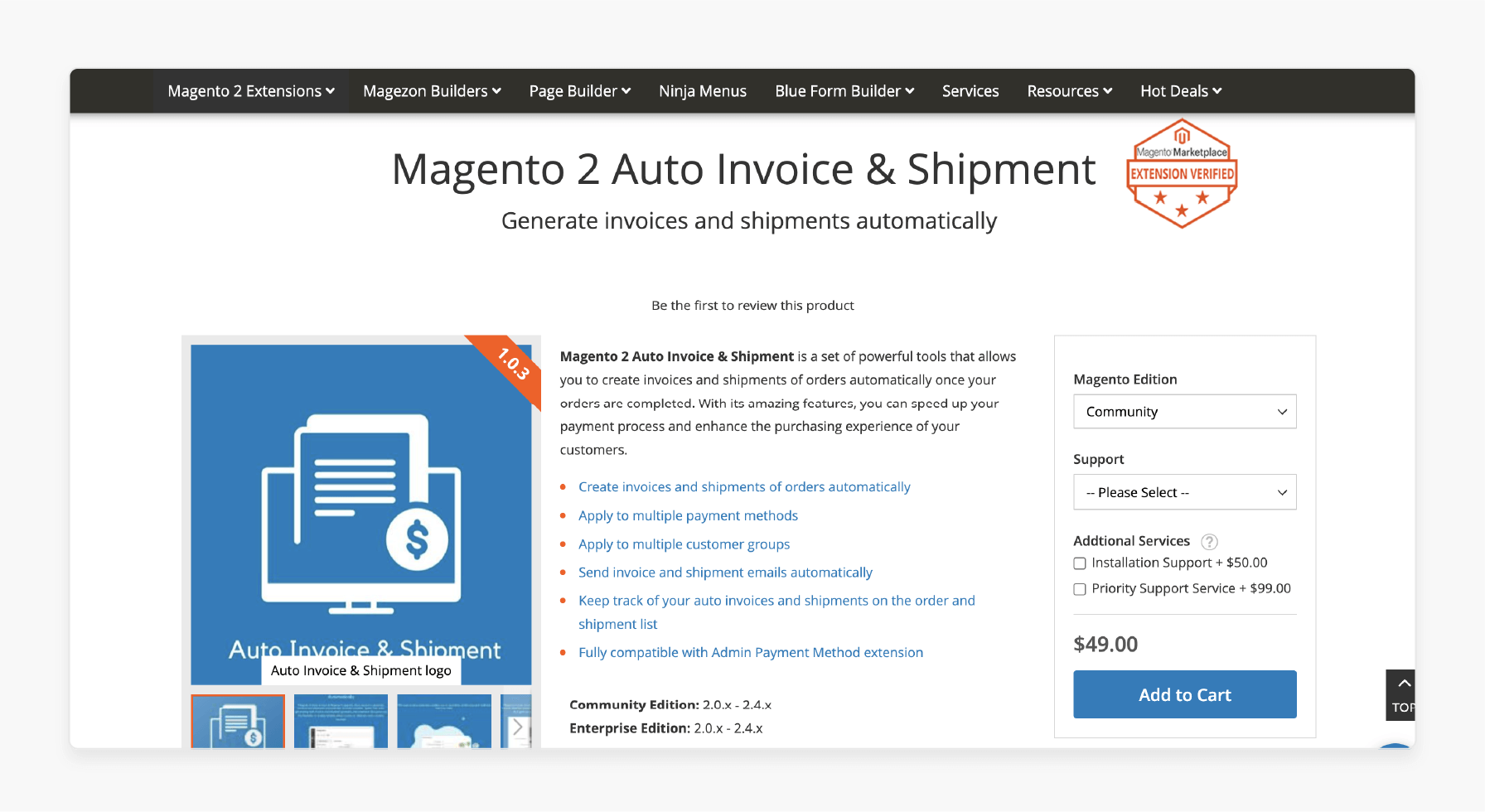 MageZon Magento 2 Auto Invoice &amp; Shipment