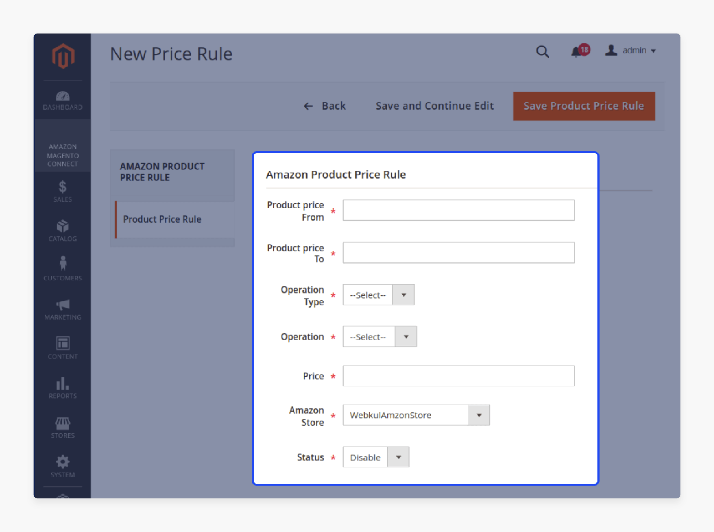 Pricing control in Magento 2 amazon sales channel