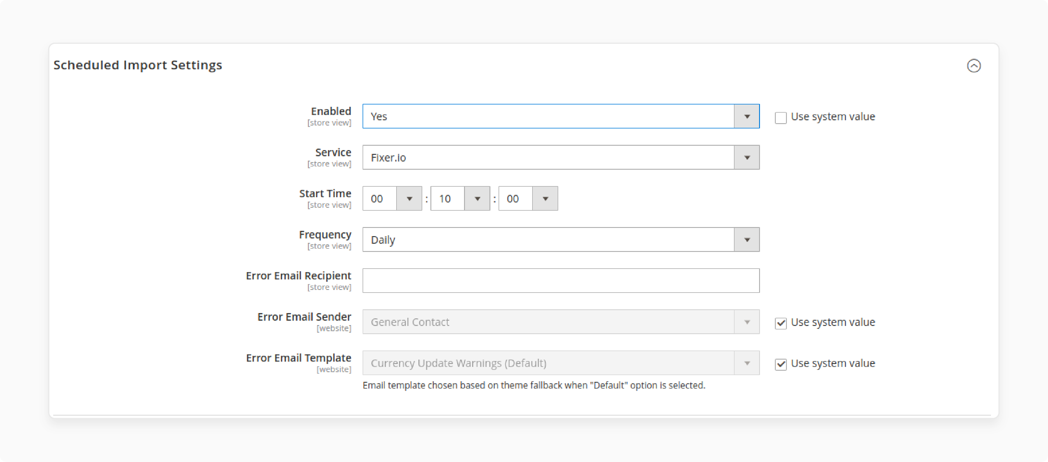 Step 3-Schedule Automatic Currency Updates-3