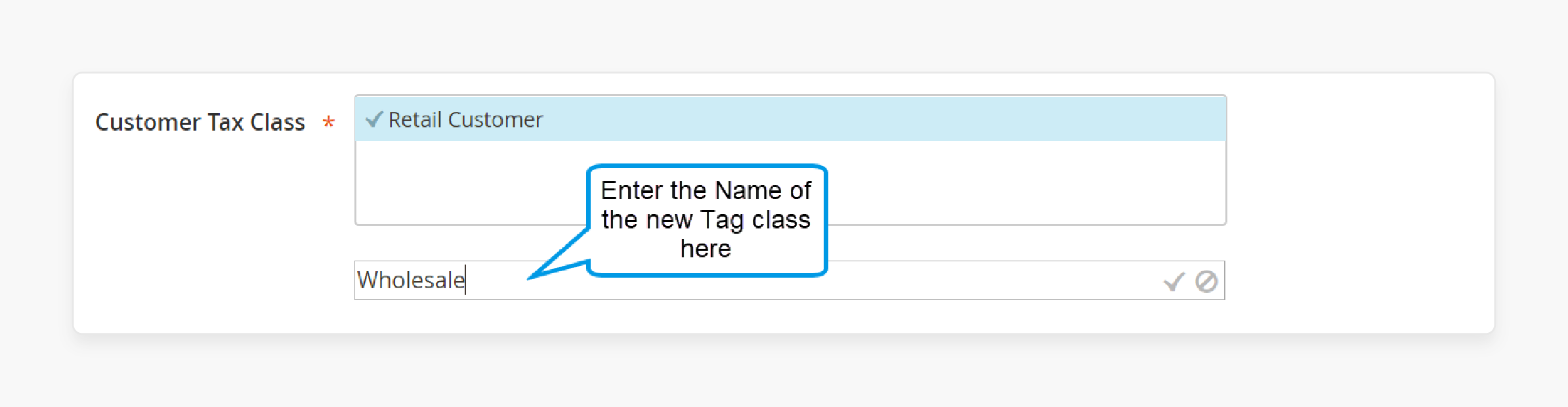 Step 2: Add a new Customer Tax Class