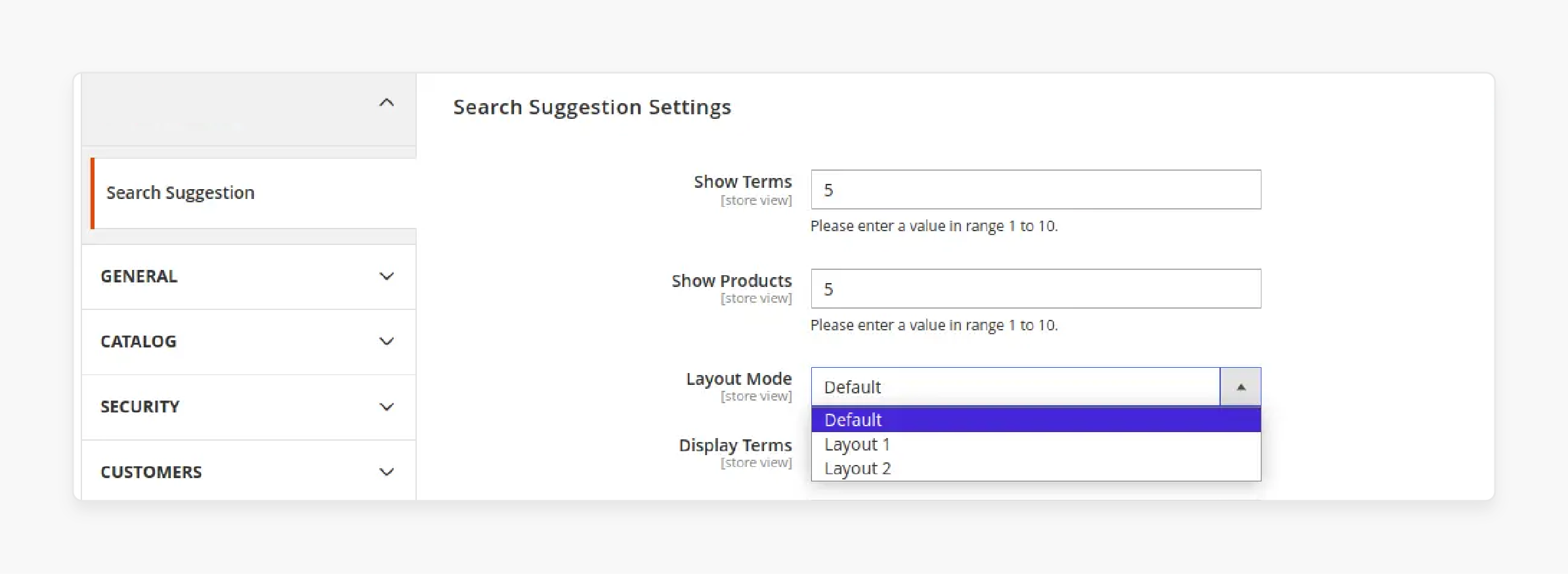 layout options for adobe commerce search results in magento 2