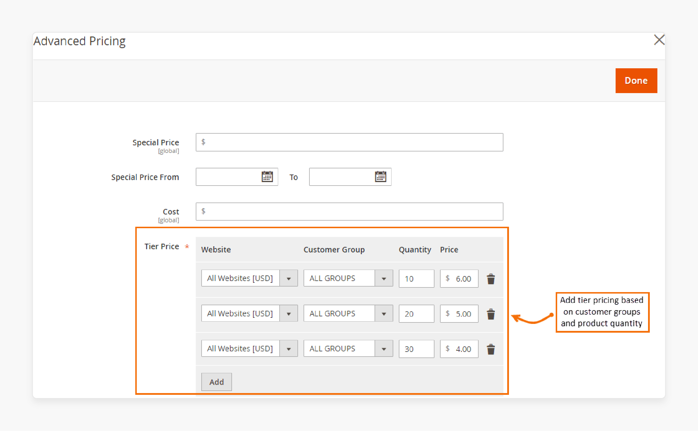 tiered pricing to increase aov ecommerce