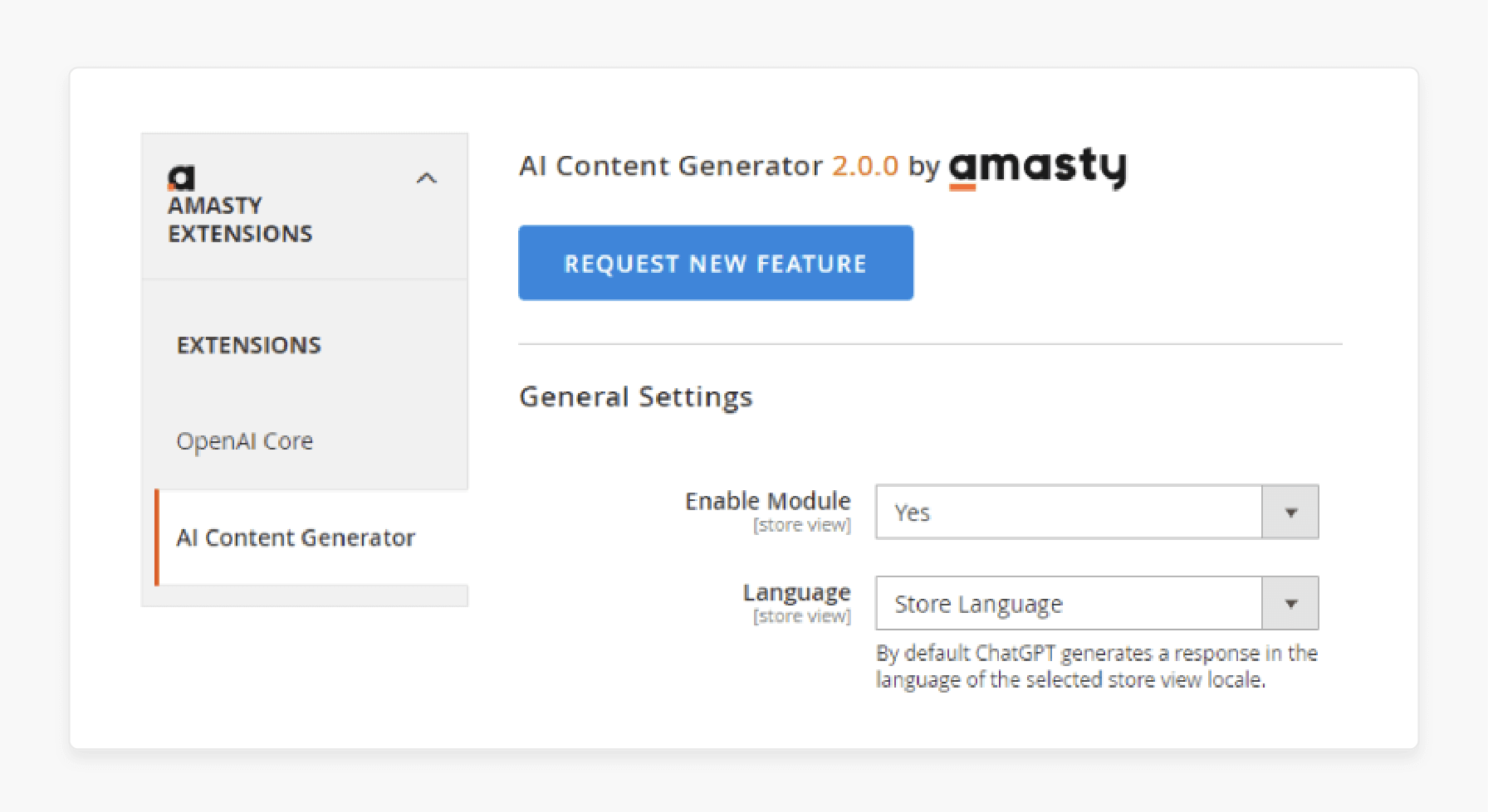 Enable the Magento 2 AI Content Generator extension