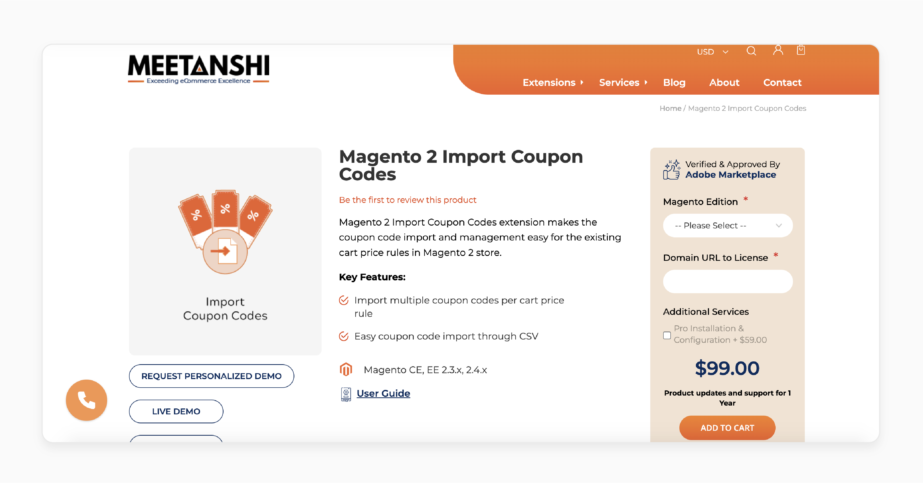 Magento 2 Import Coupon Codes - Meetanshi