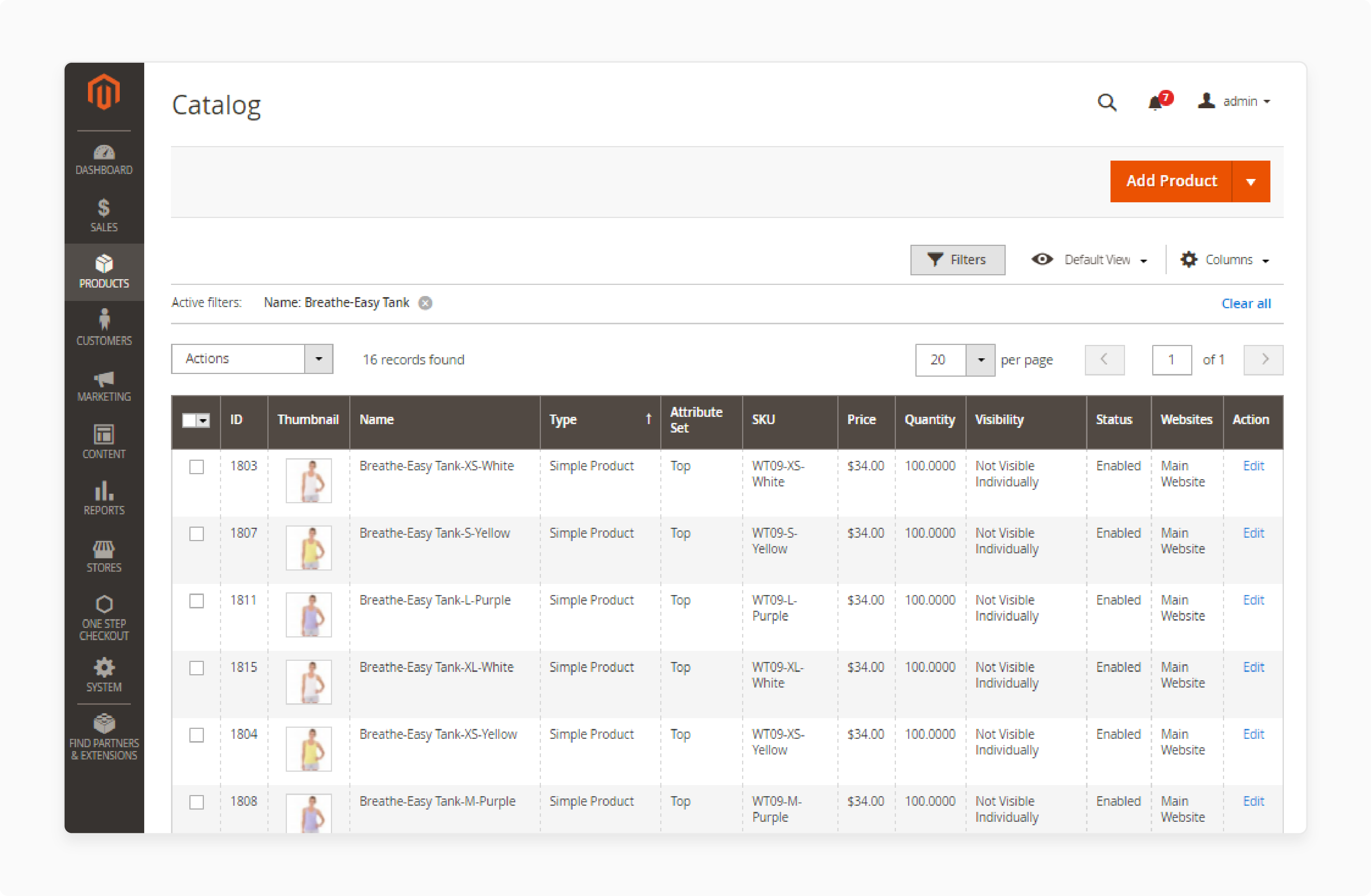 Magento label structure details