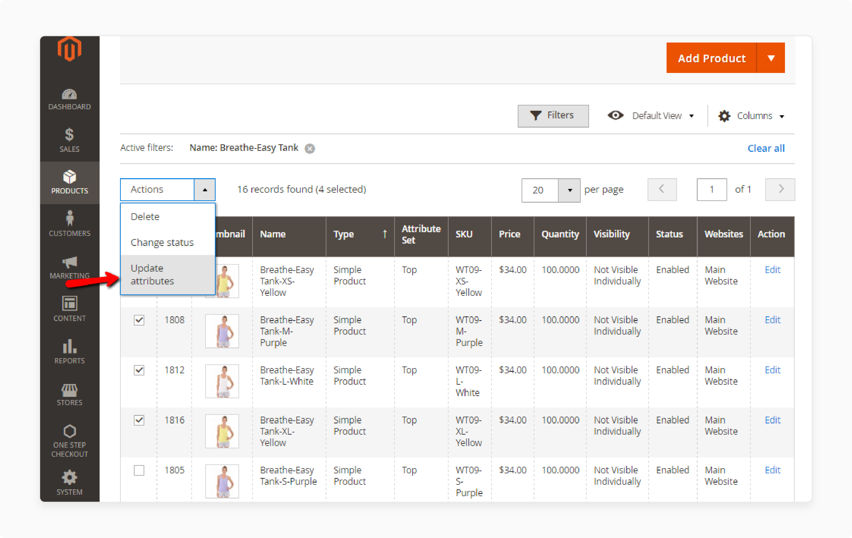 Bulk printing of Magento labels