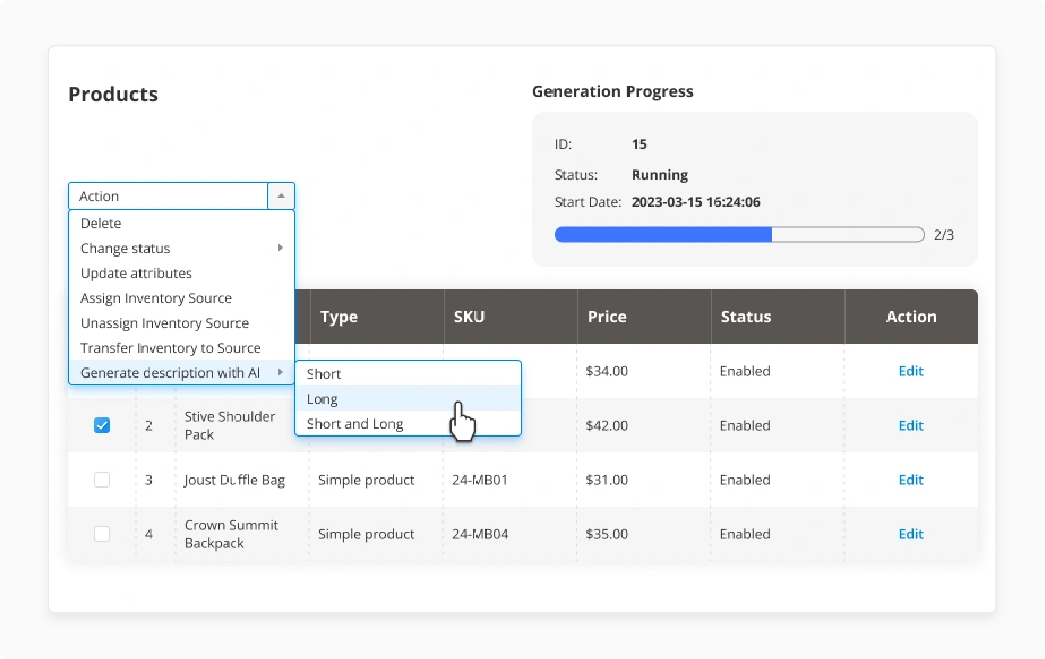 turbocharged content creation feature in magento 2 chatgpt extensions