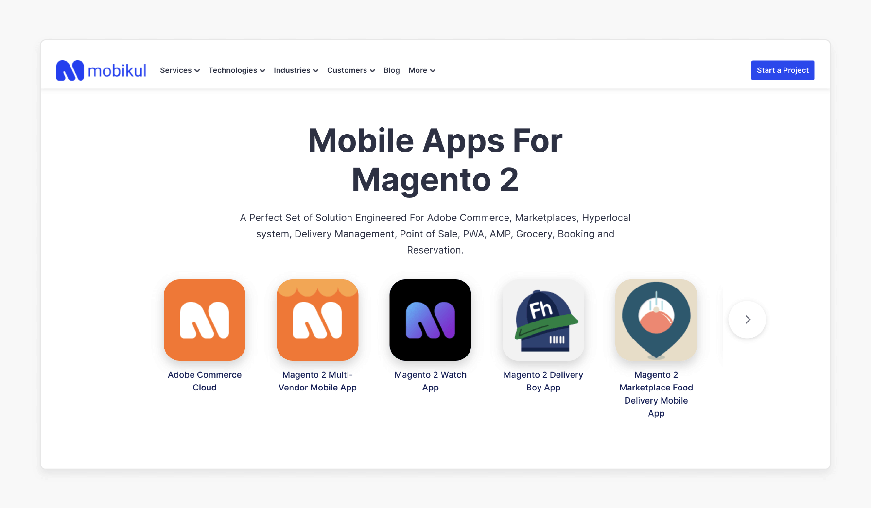 Mobikul Magento 2 mobile app development