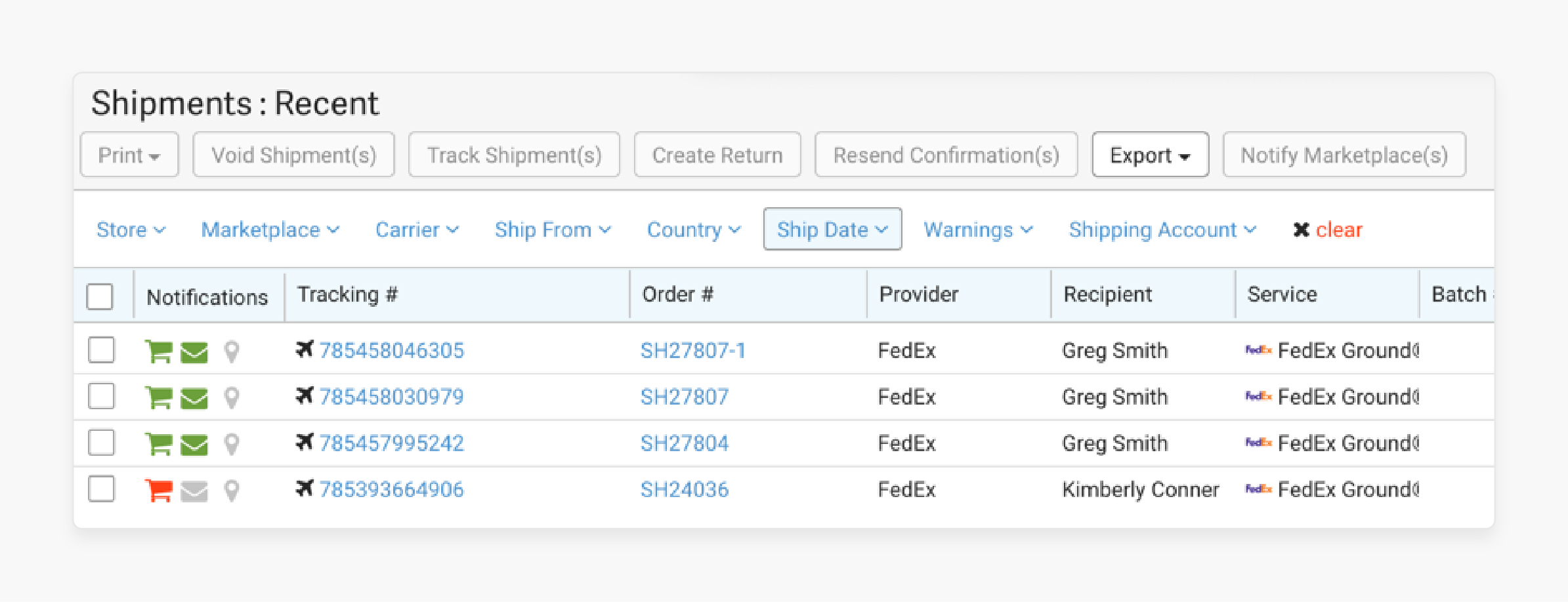 Live tracking updates in Magento 2 ShipStation