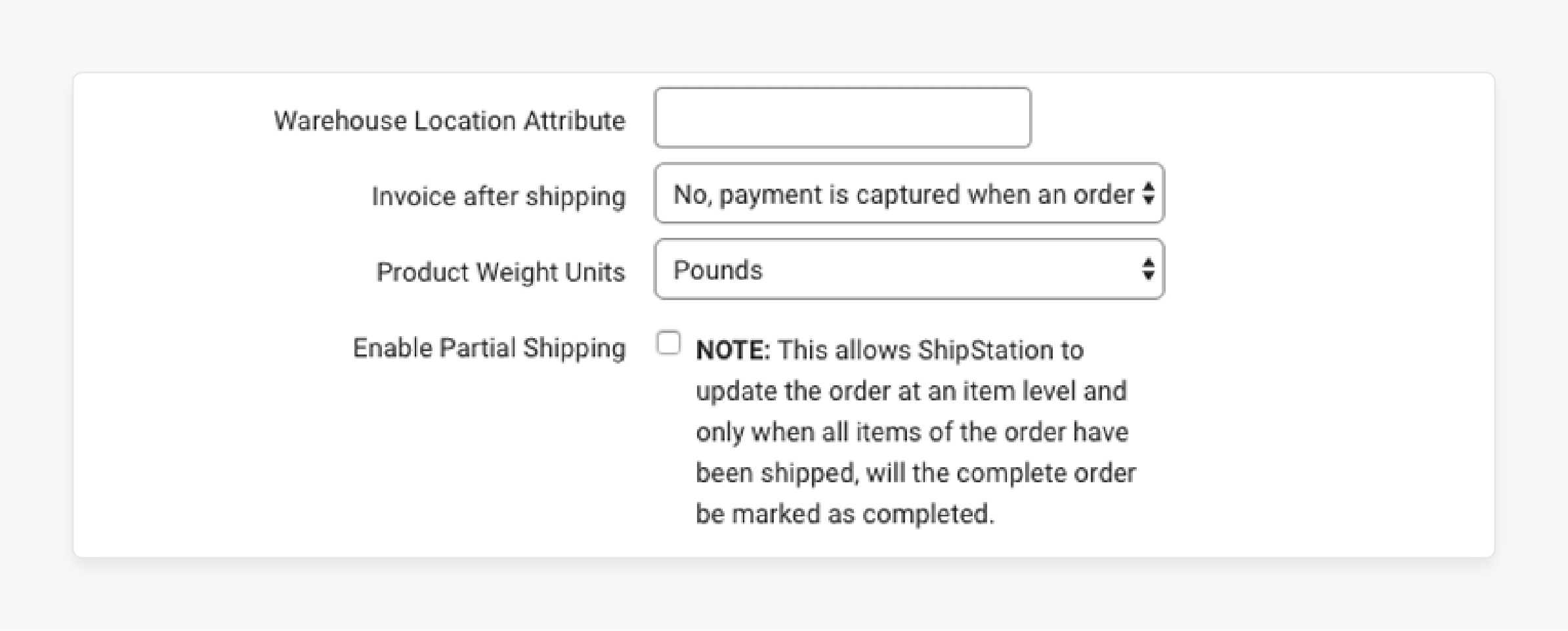 Configure shipping preferences in ShipStation