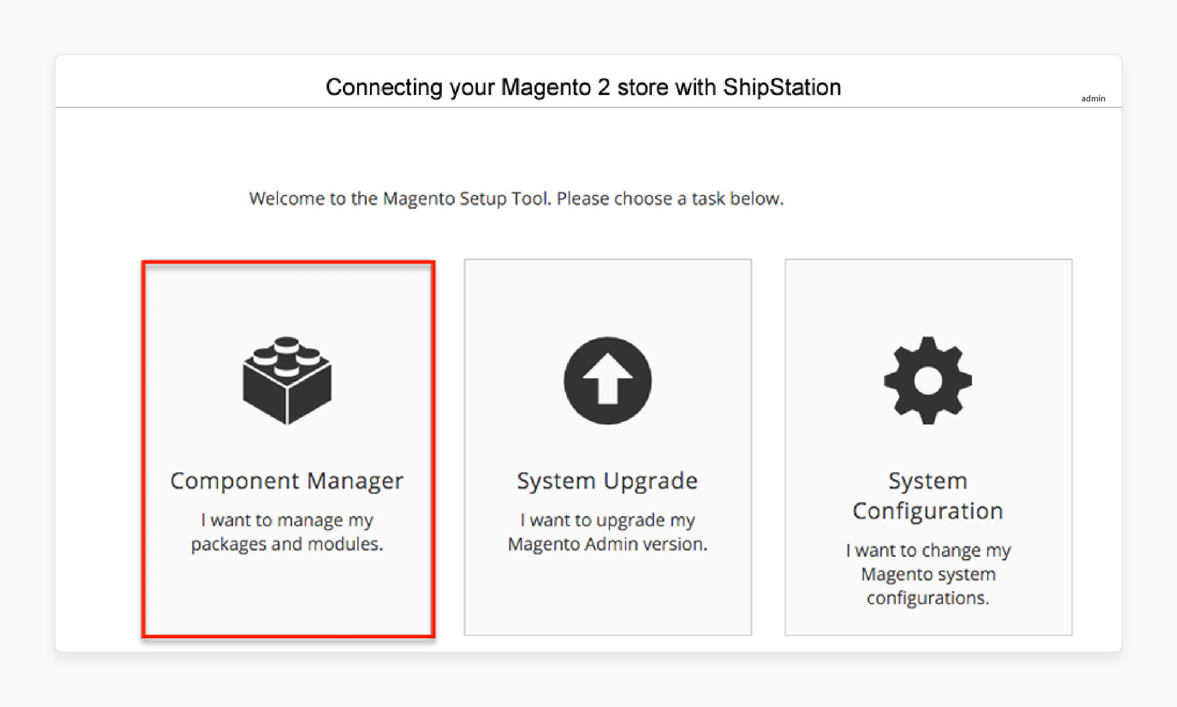 Step 6 of Magento Admin setup for ShipStation module