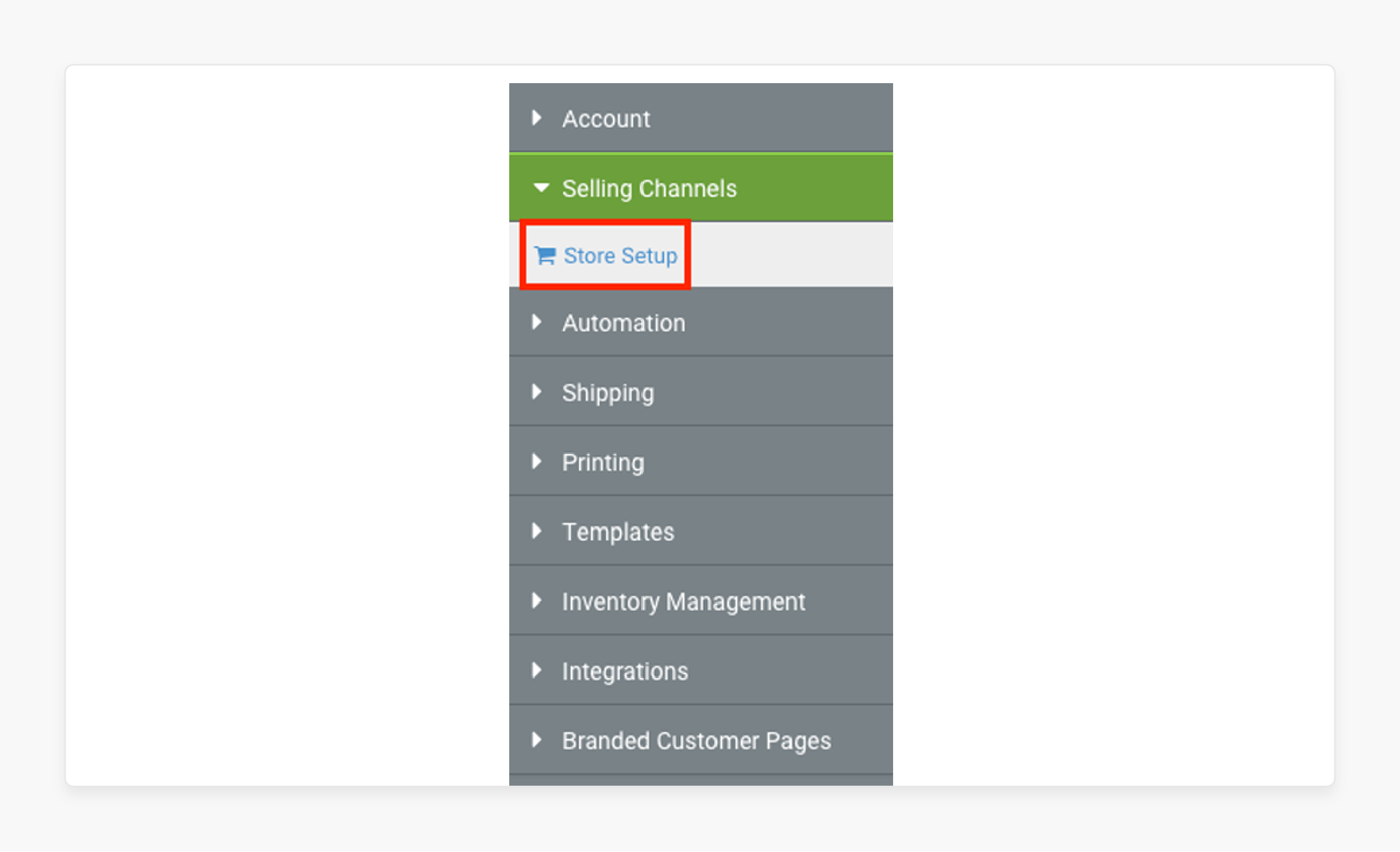 Step 3: Select Magento connection in ShipStation