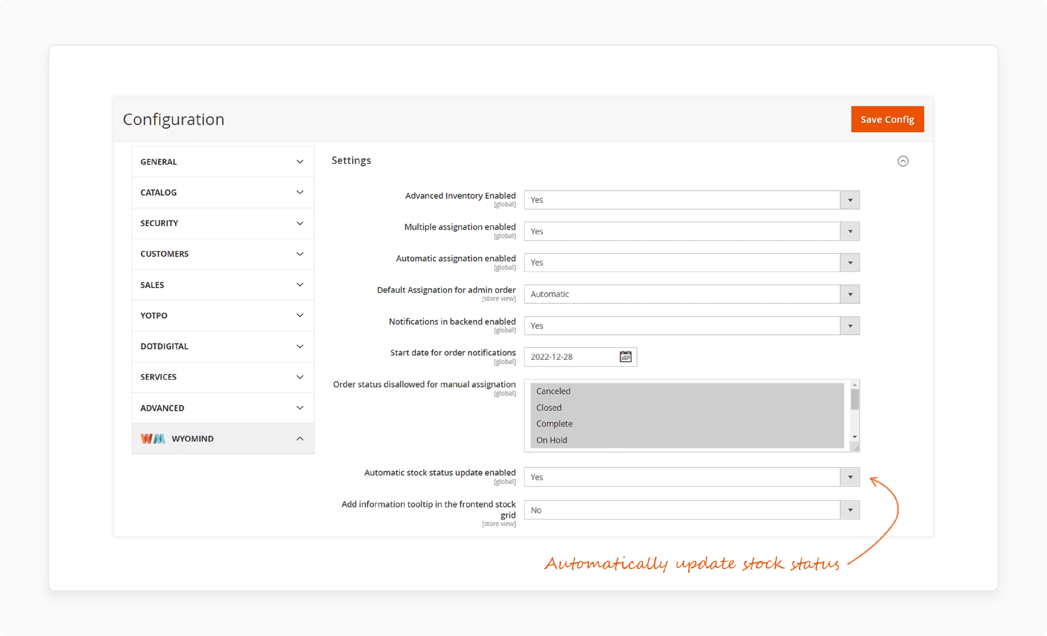 Magento Inventory Extension to Automate Stock Updates