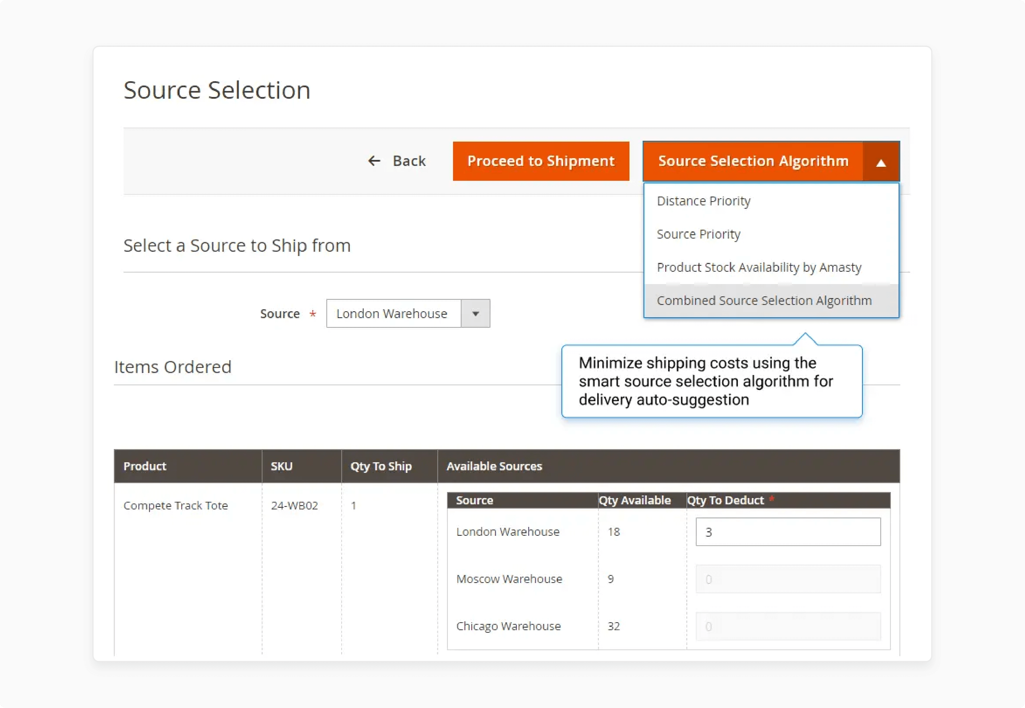 Configure Warehouse via Magento Inventory Extension