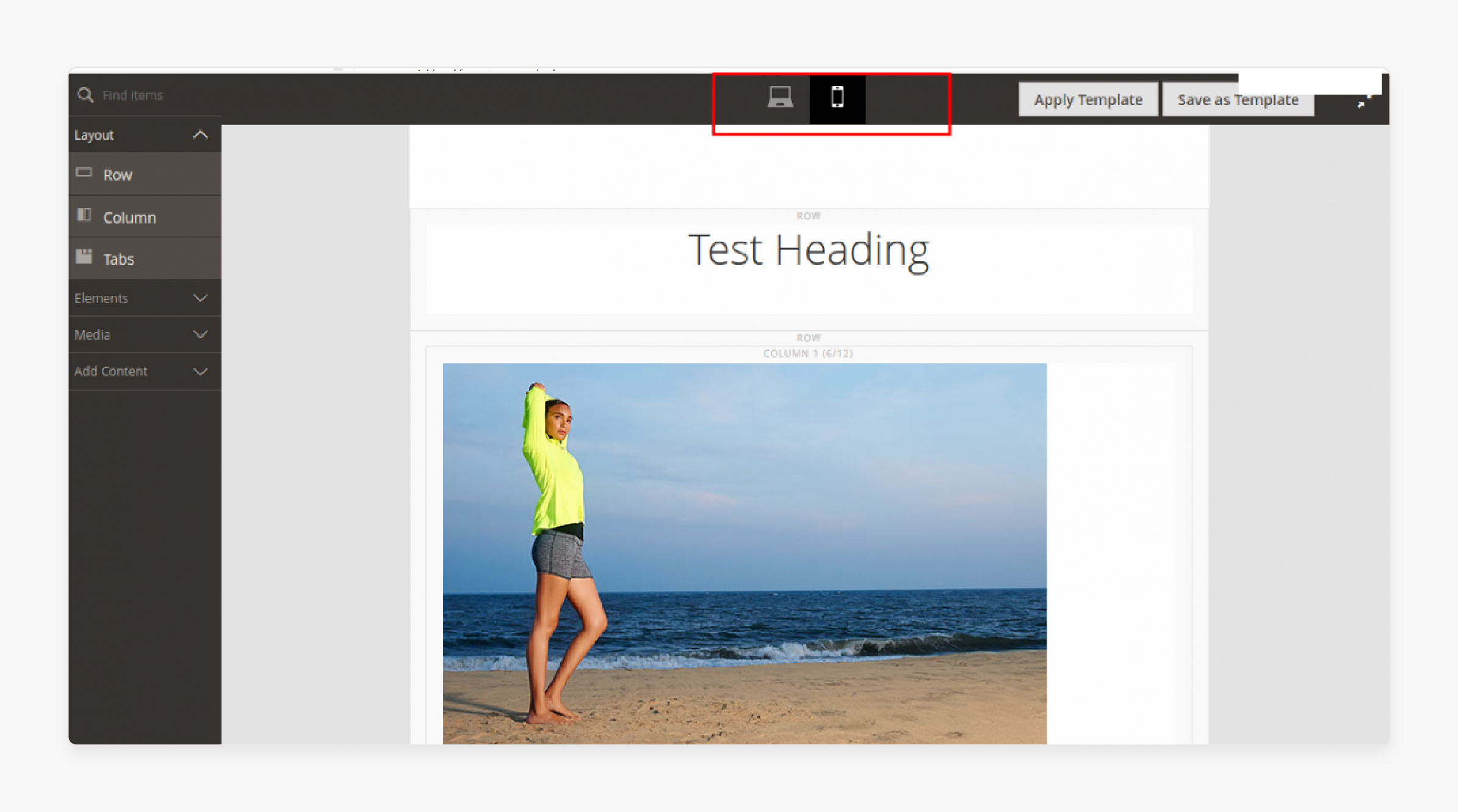 Learn Customizing Page Layout via Magento 2 Page Builder Demo