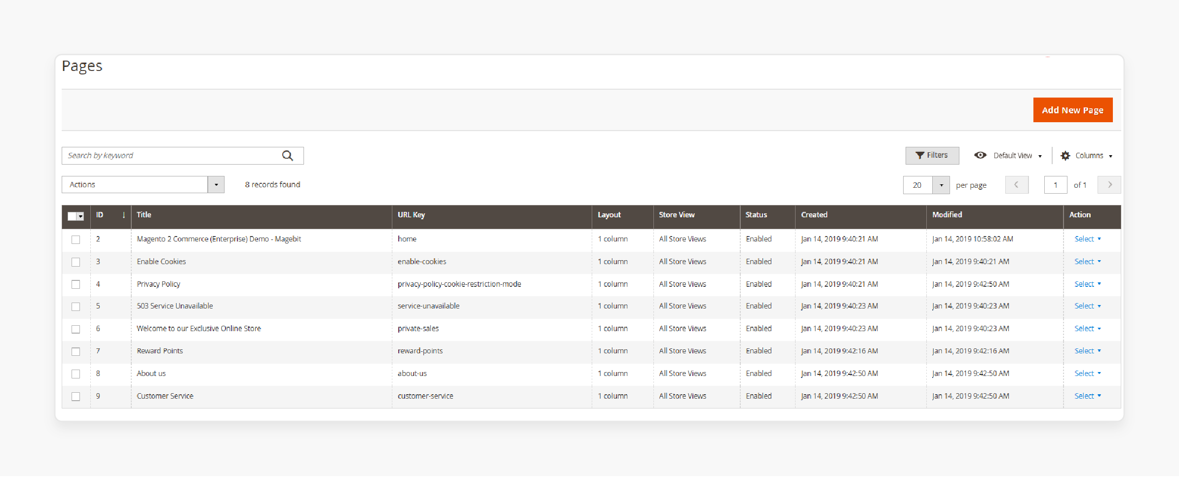 Learn Manage Content Update via Magento 2 Page Builder Demo