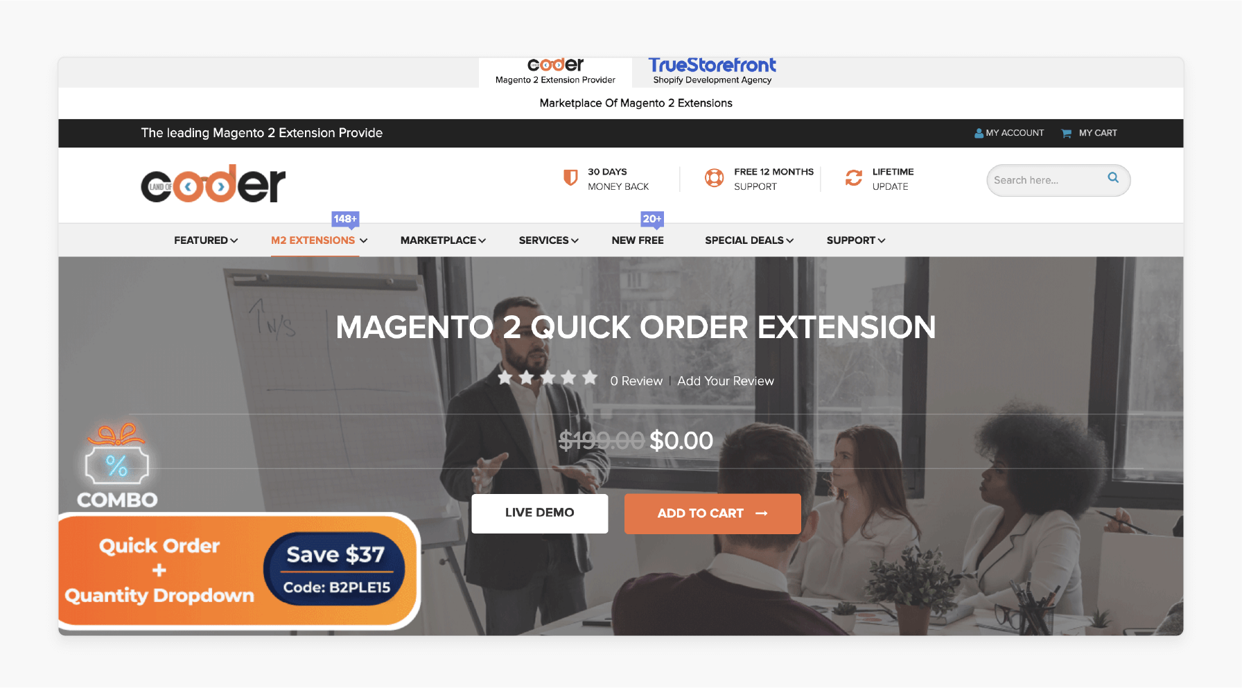 magento 2 quick order product listing plugin by landofcoder with sku search and bulk cart features