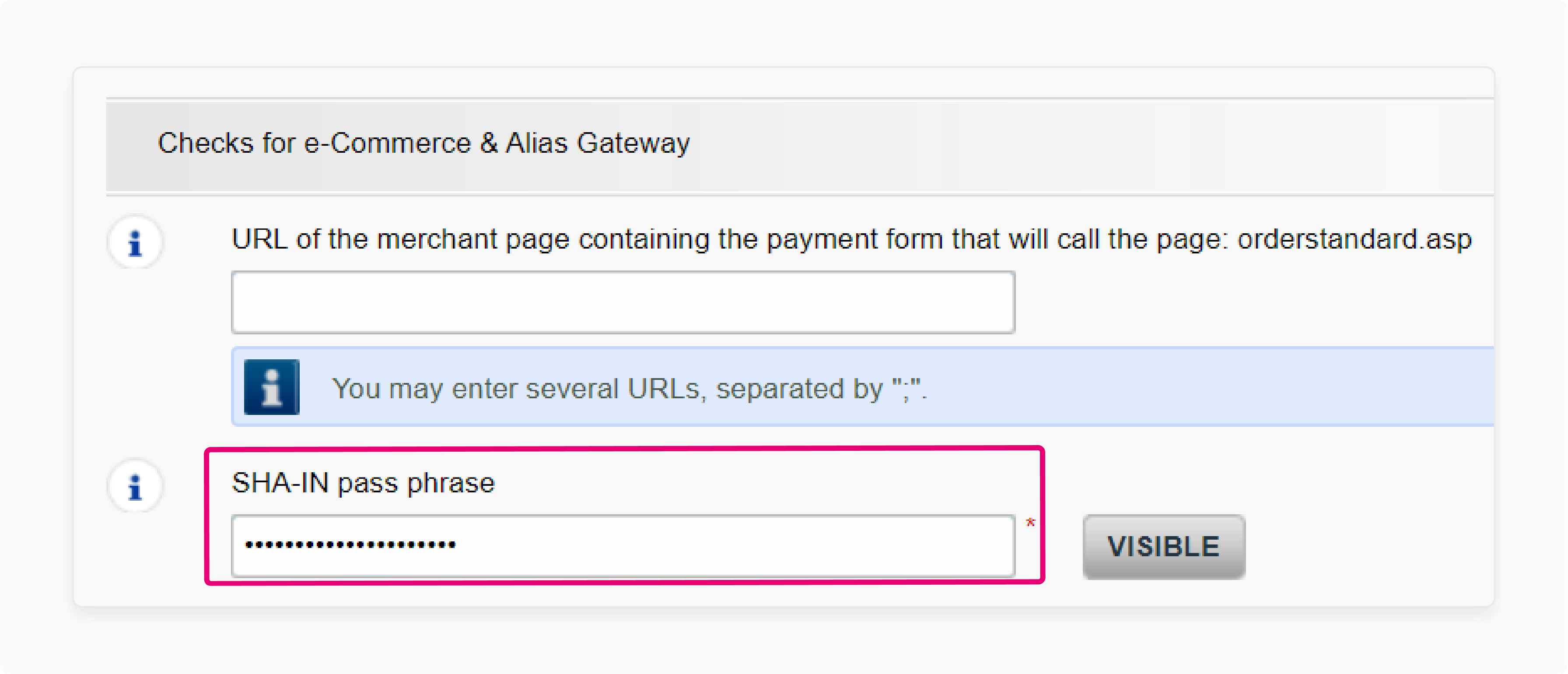 worldline merchant page url configuration with payment form settings