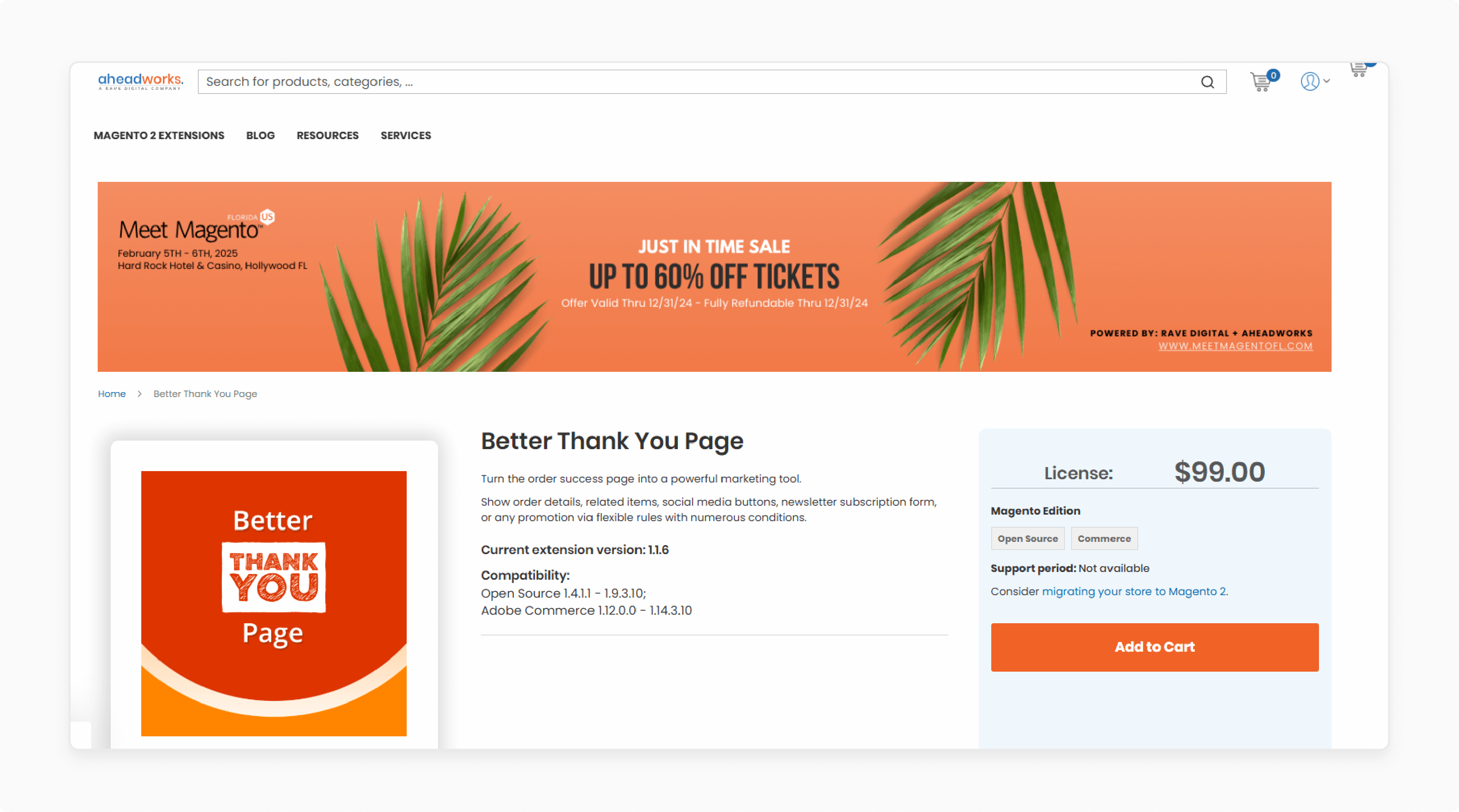 Top Extension For Magento 2 Checkout Page: Aheadworks Better Thank You Page