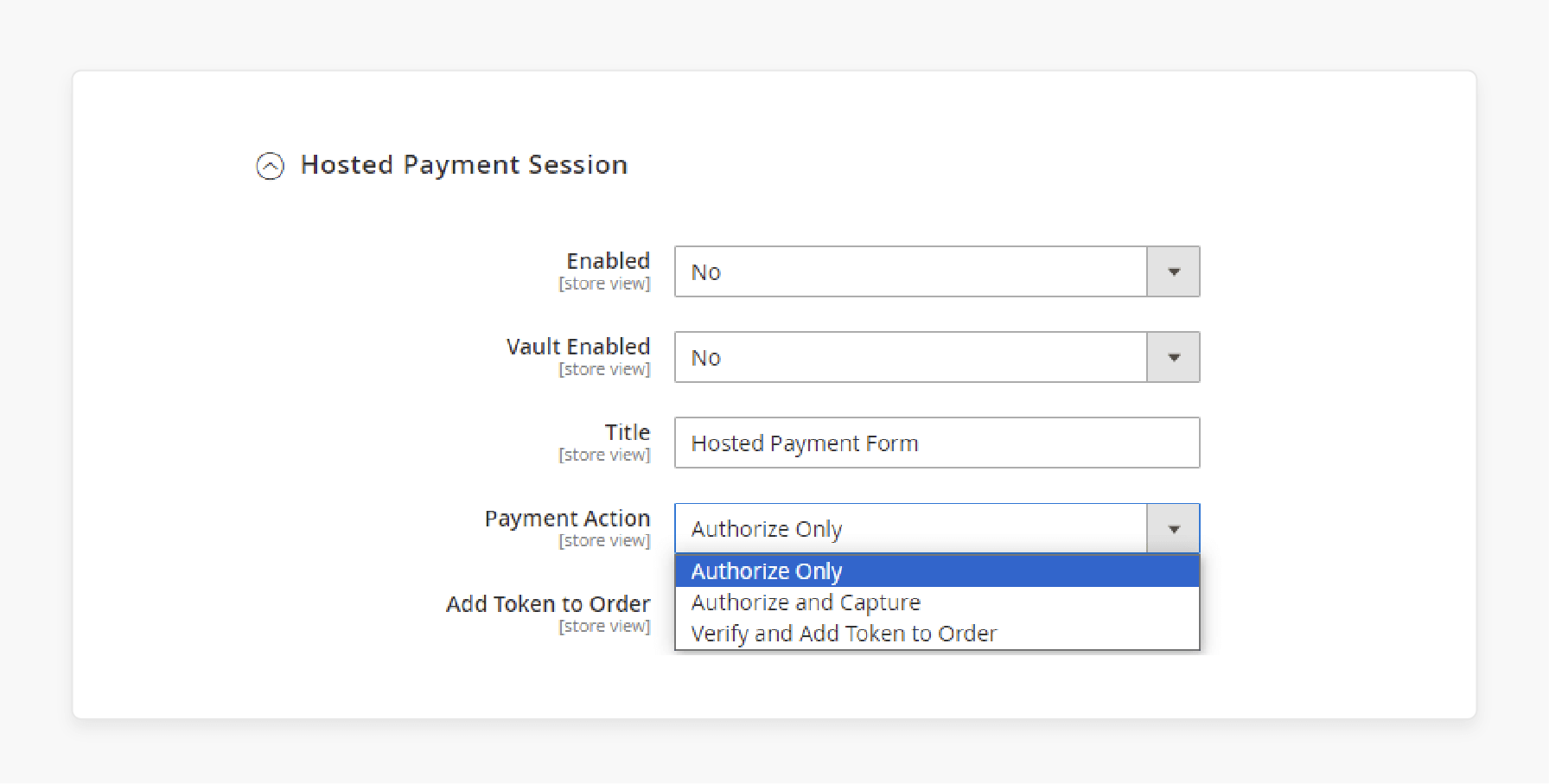 Enable the magento 2 mastercard payment gateway extension