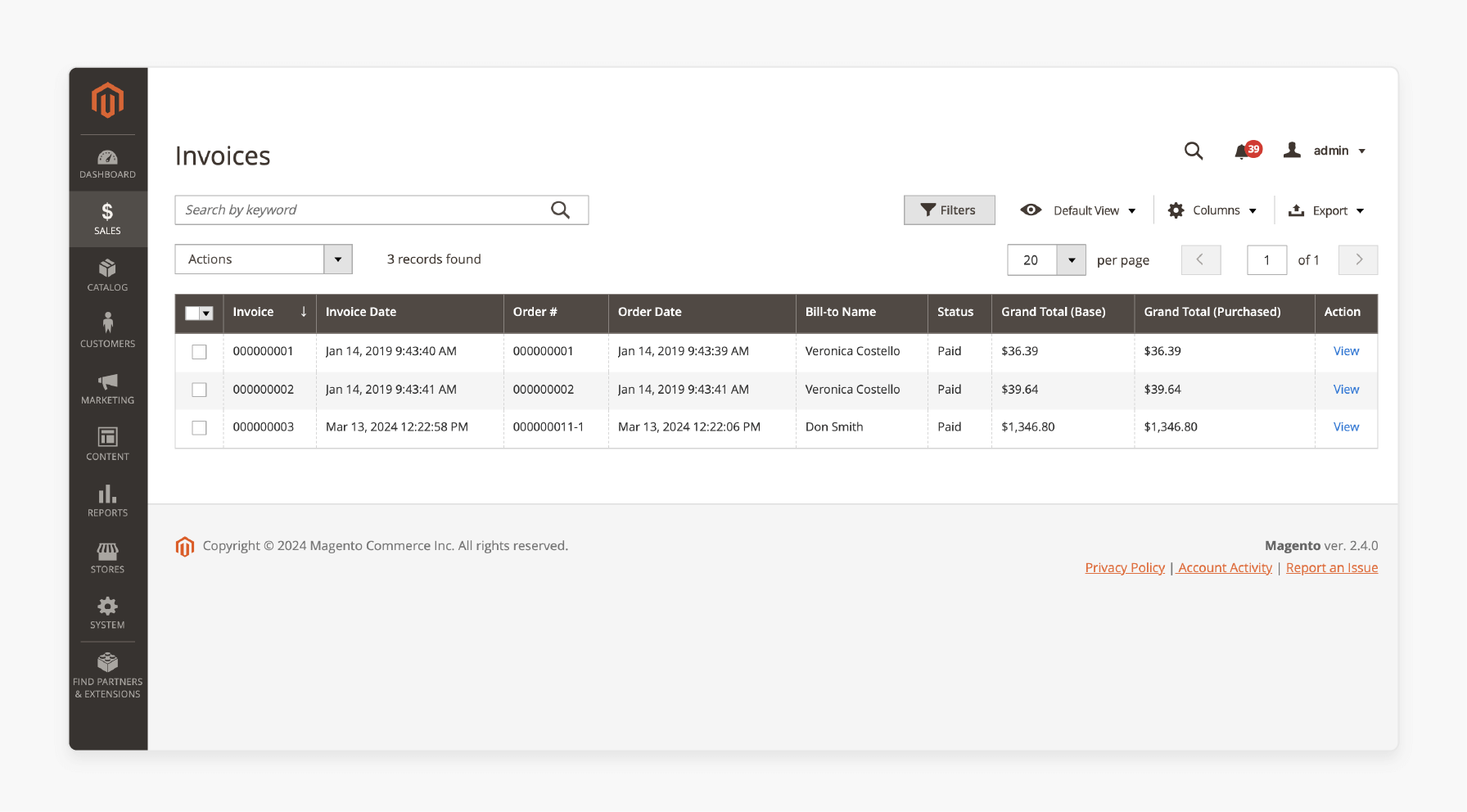 Configuring Magento 2 Delivery Date Manager Invoice Settings in the Backend