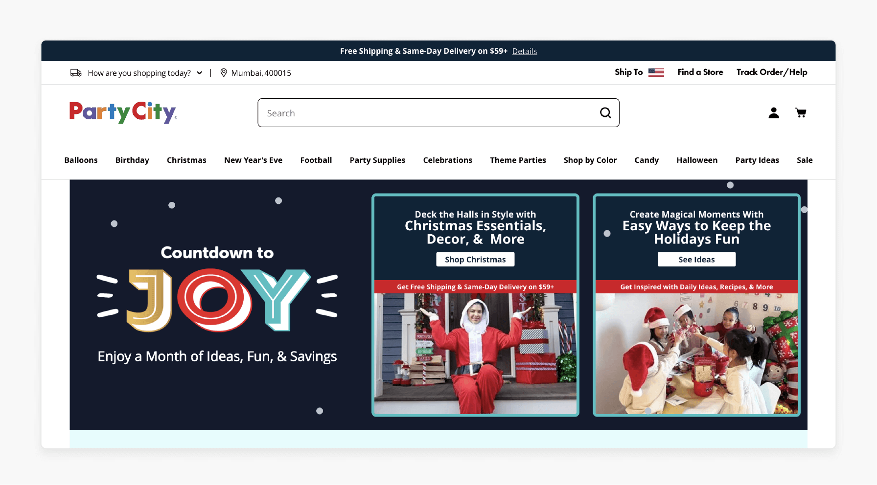 Delivery Date Manager Extension Use Case Example for Party City