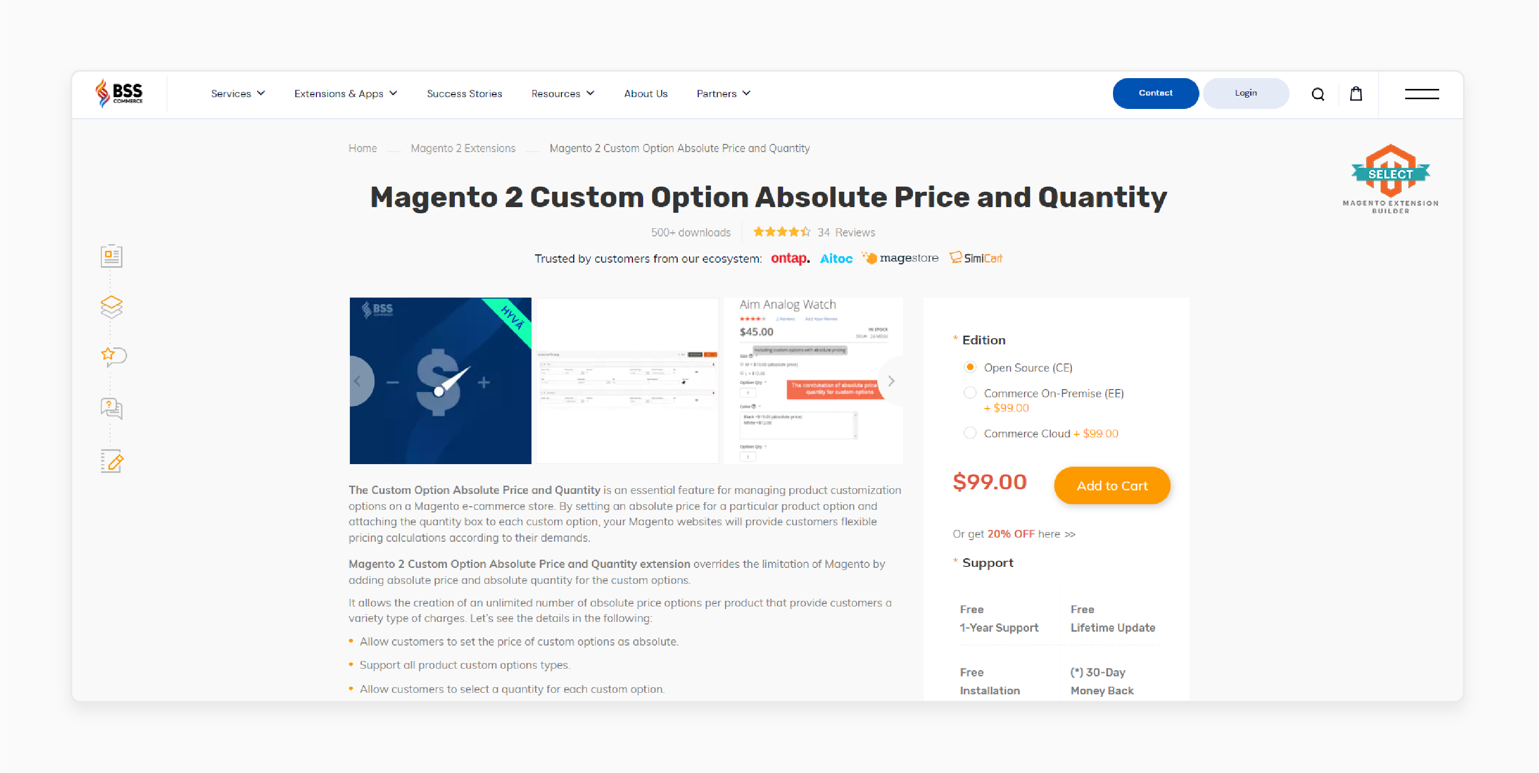 magento 2 absolute price extension dashboard with pricing controls by bSS commerce