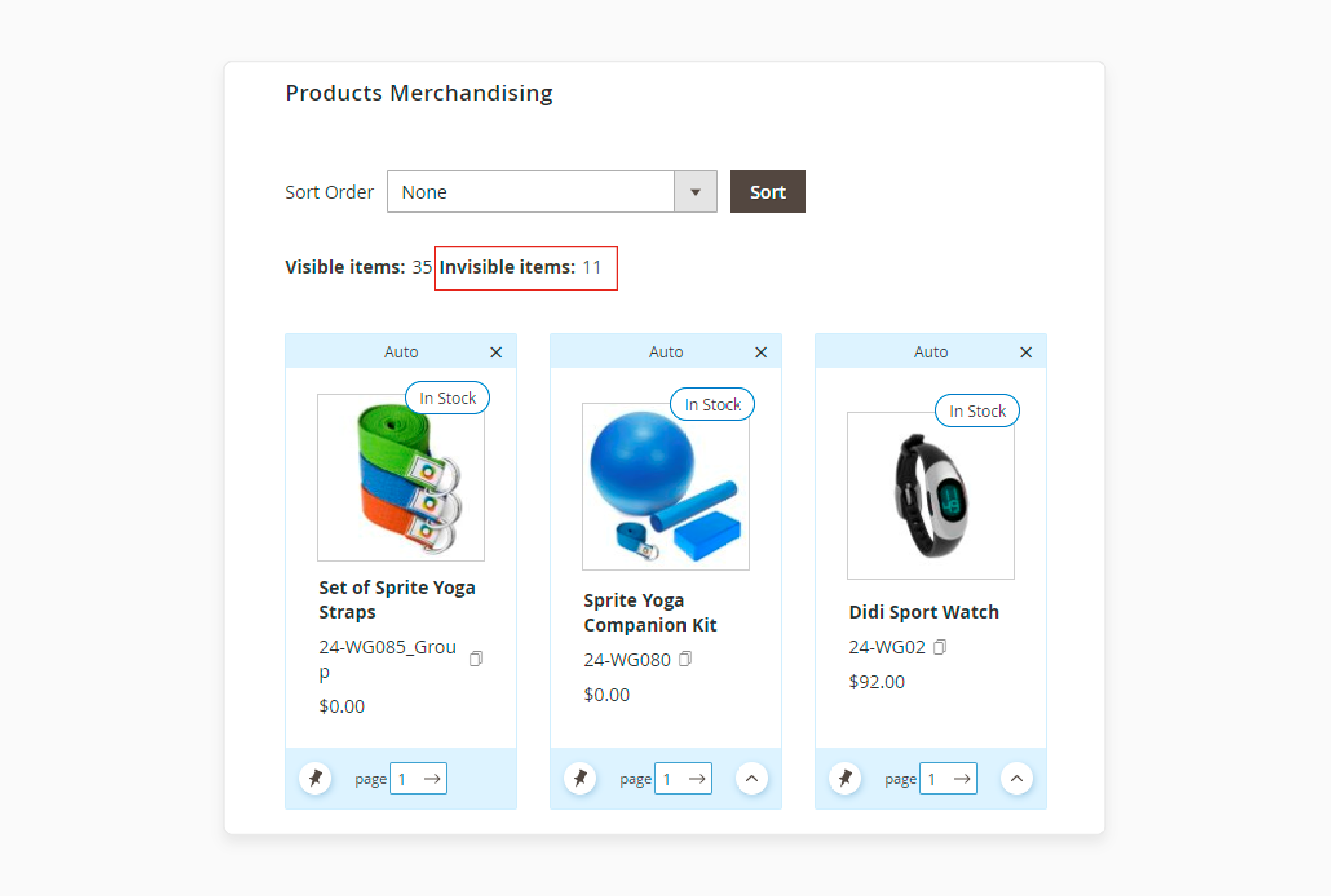 configure general settings in magento 2 visual merchandiser to enable automatic categories