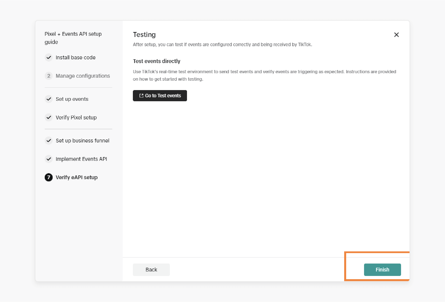 Finalize TikTok Pixel setup in Magento