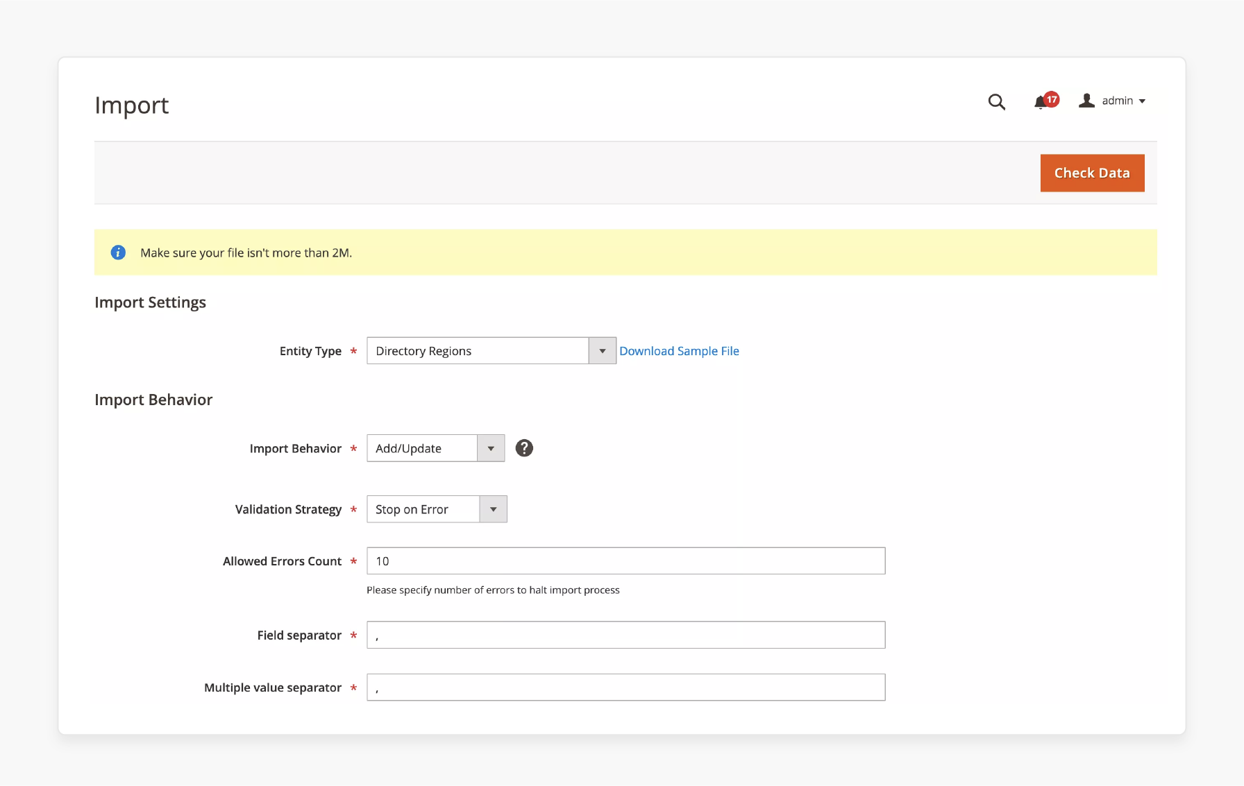 Import Cities From The Backend To The Magento 2 City Dropdown