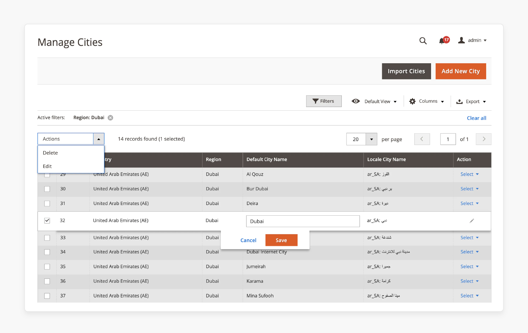 Set Up The City Input Field To Configure The City Dropdown In Magento 2