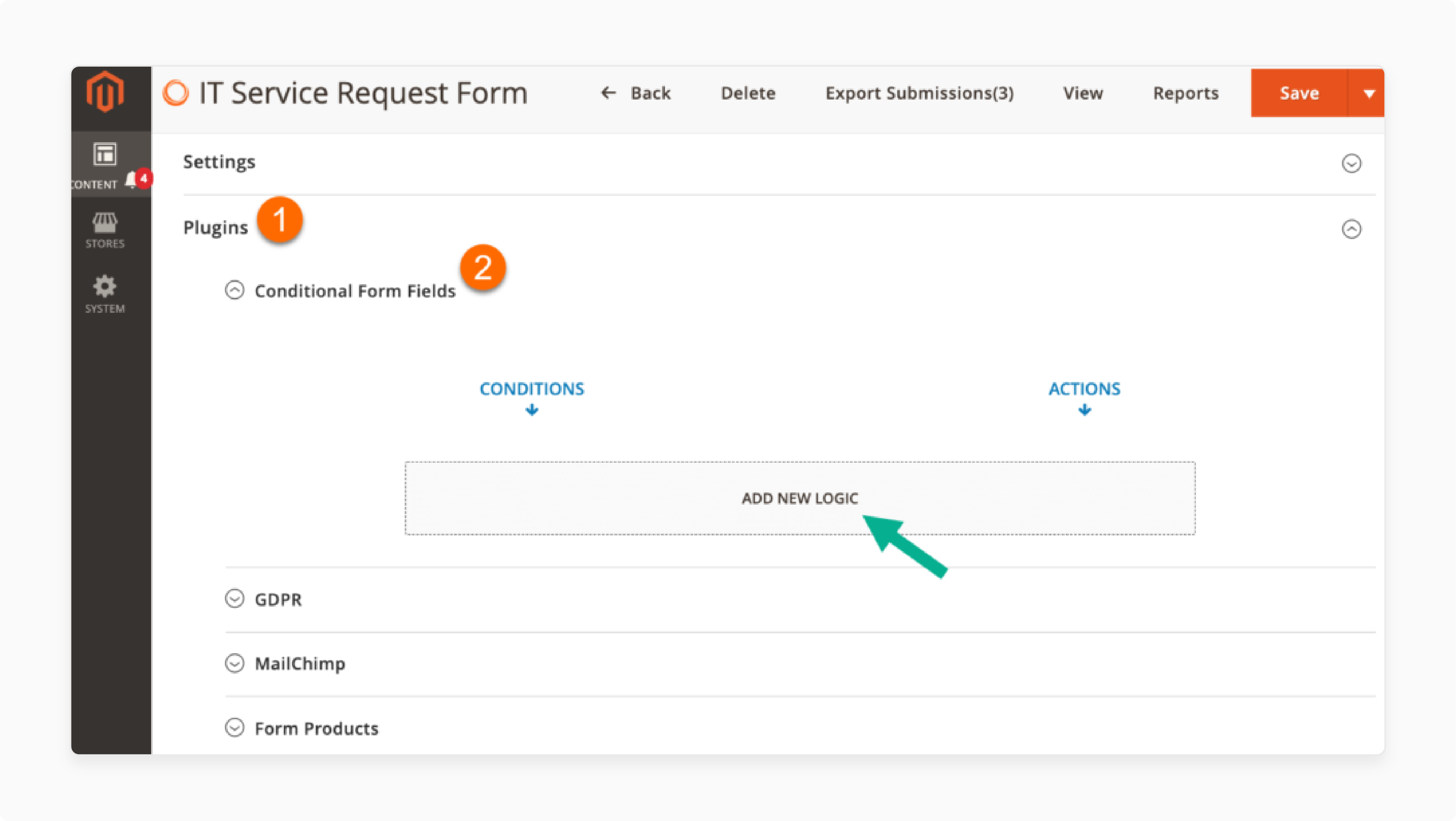 Conditional Logic in Magento 2 Contact Form Redirect After Submit