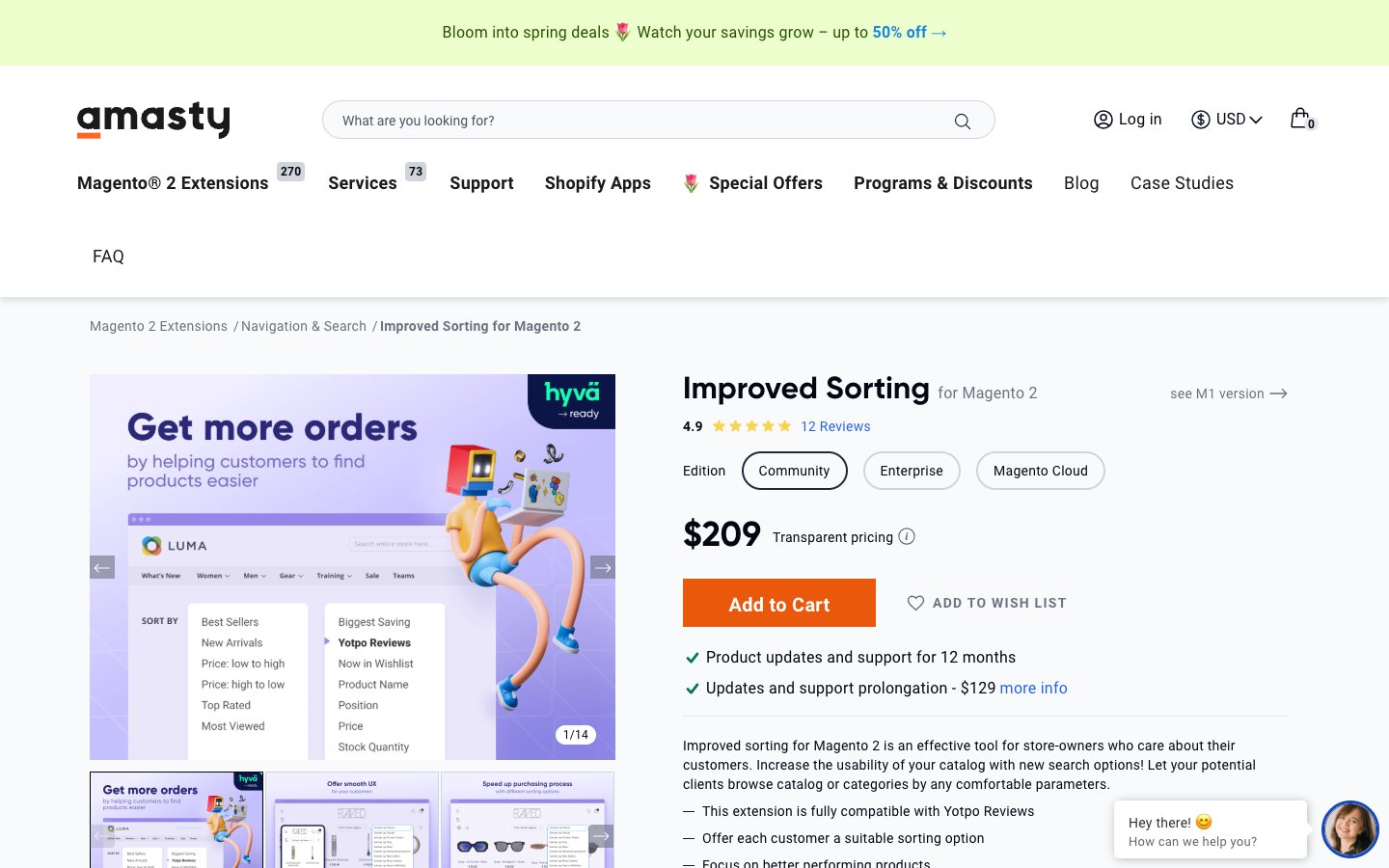 Improved Sorting for Magento 2 by Amasty Improved Sorting for Magento 2 by Amasty