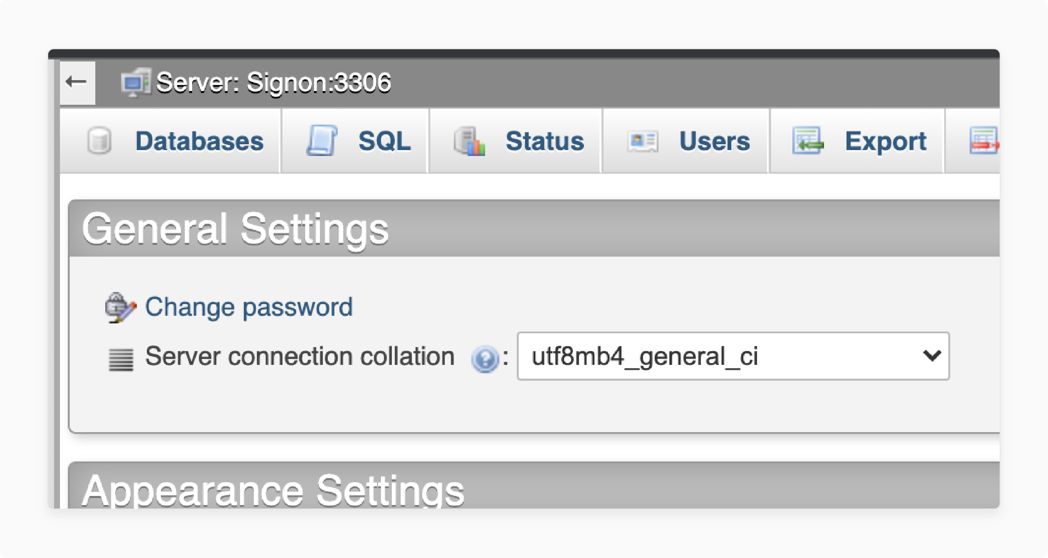 Login And Export The Database From The Current Server