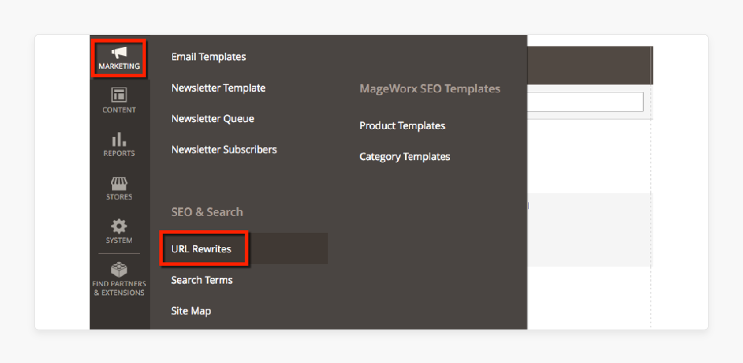 Go To Magento Admin Panel &gt; Marketing &gt; Seo &amp; Search &gt; URL Rewrites 