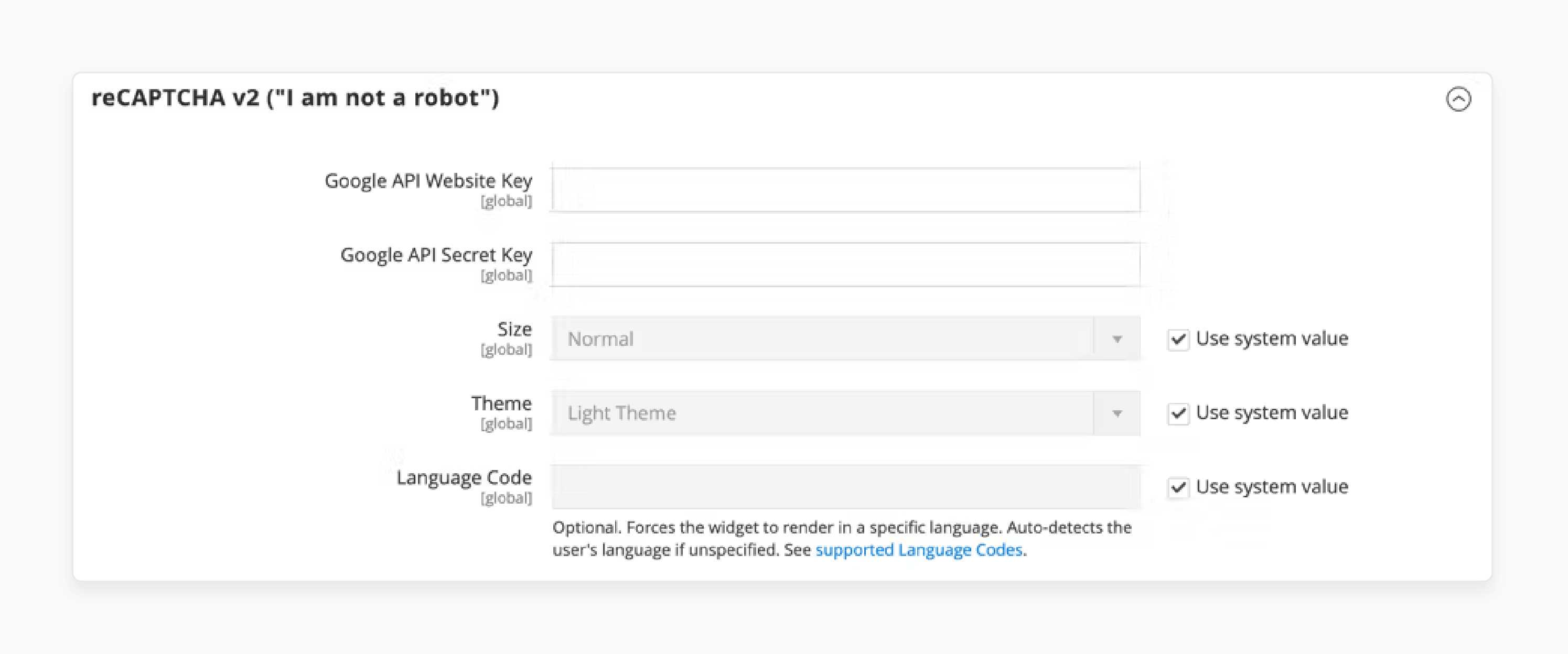 steps to configure recaptcha v2 for magento 2 forms