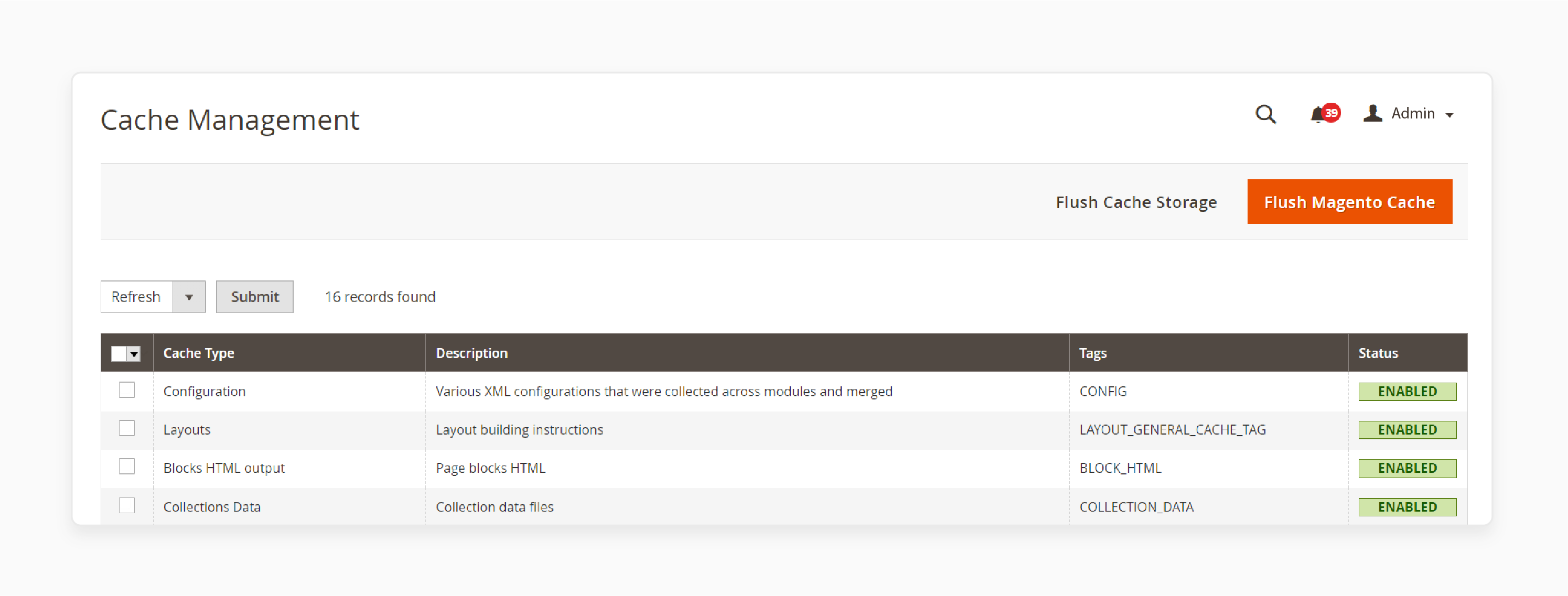 clearing magento cache after recaptcha configuration