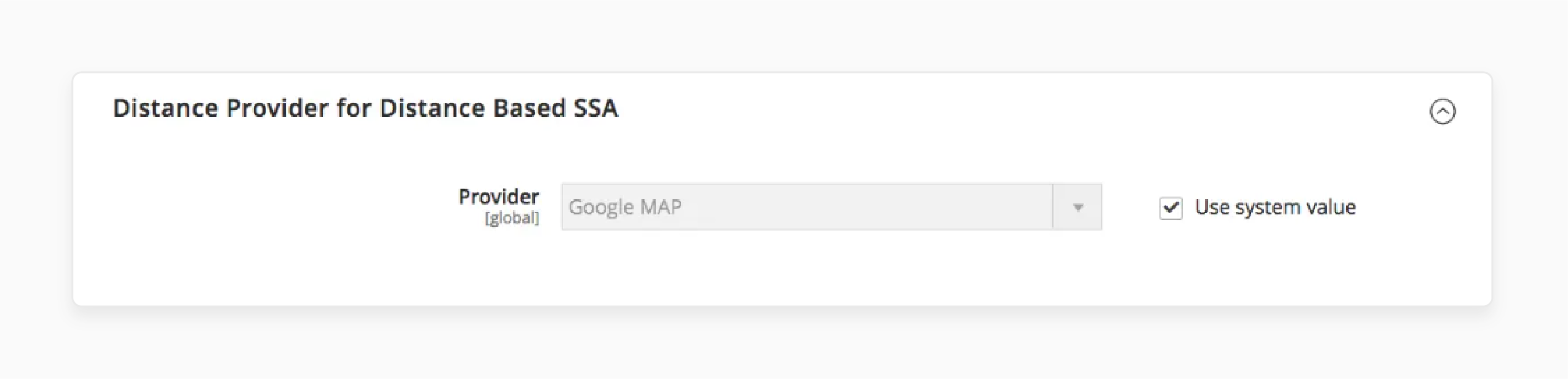 distance provider configuration for source selection in magento 2