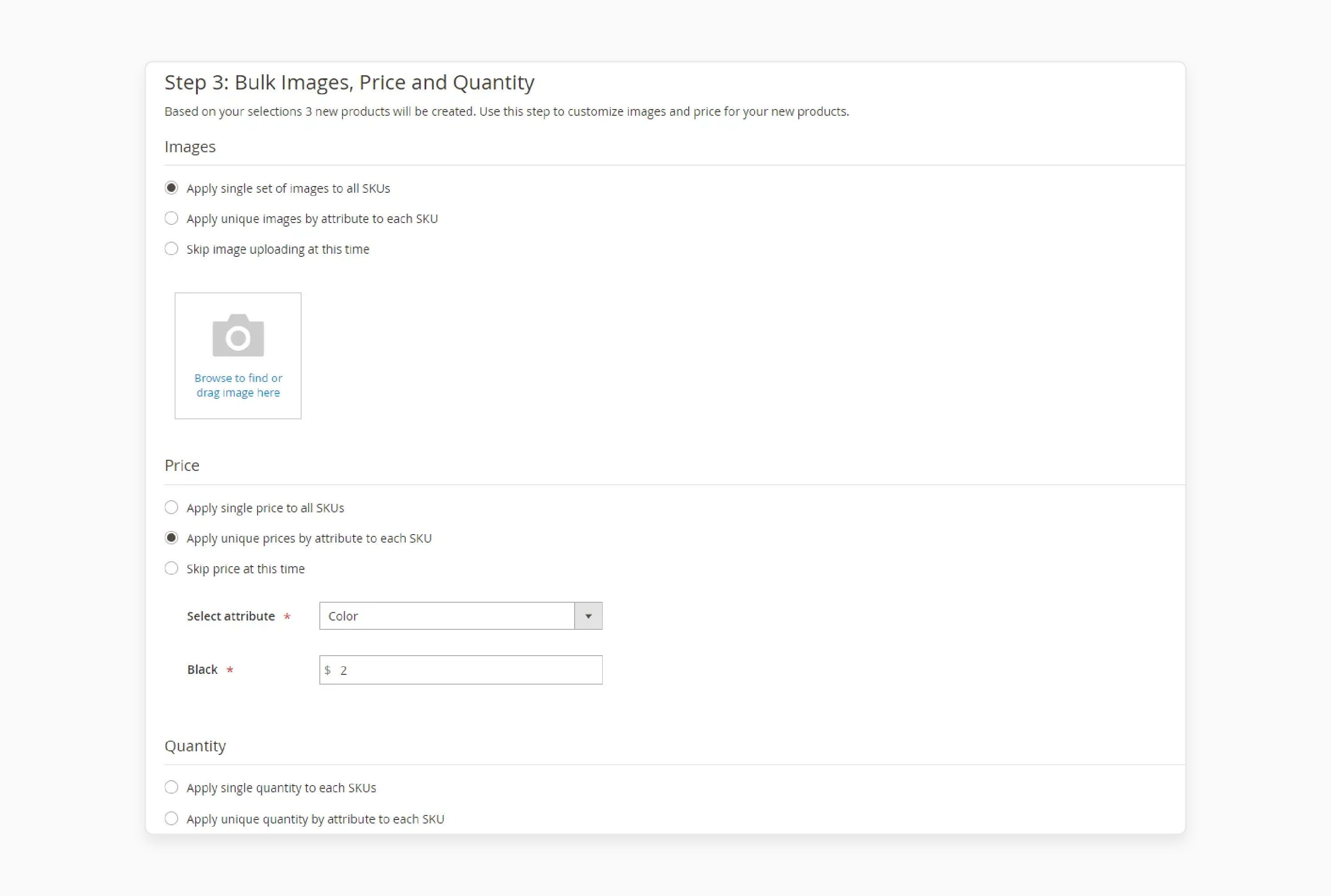 Configuring Product Settings for Configurable Product Demo in Magento 2 Store