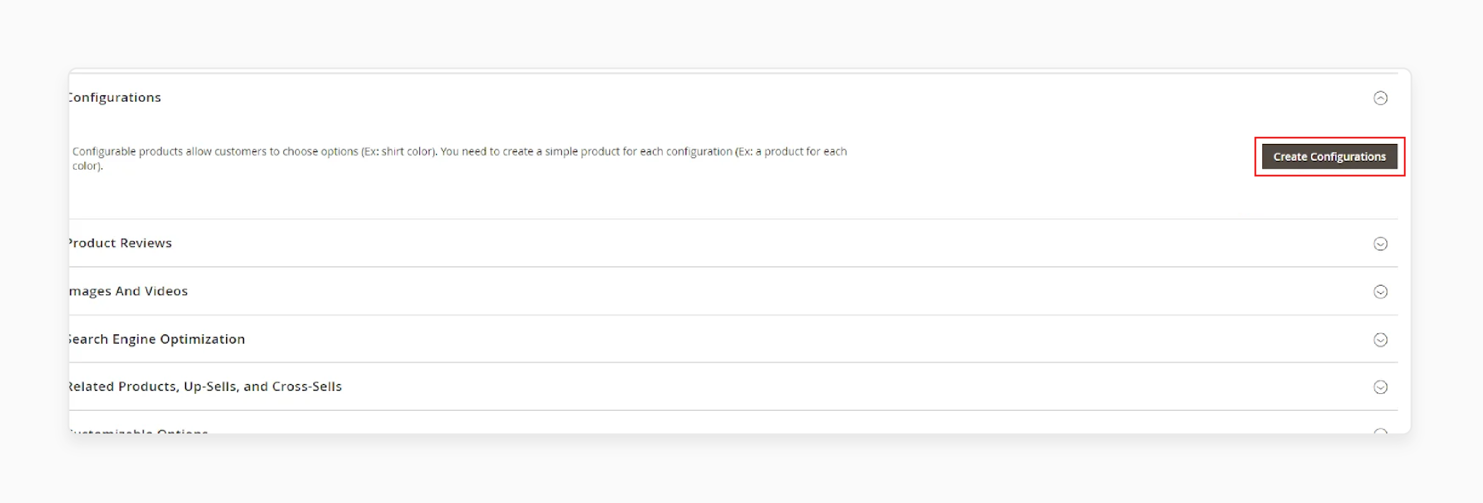 Selecting Attributes for Configurable Product Demo in Magento 2 Store