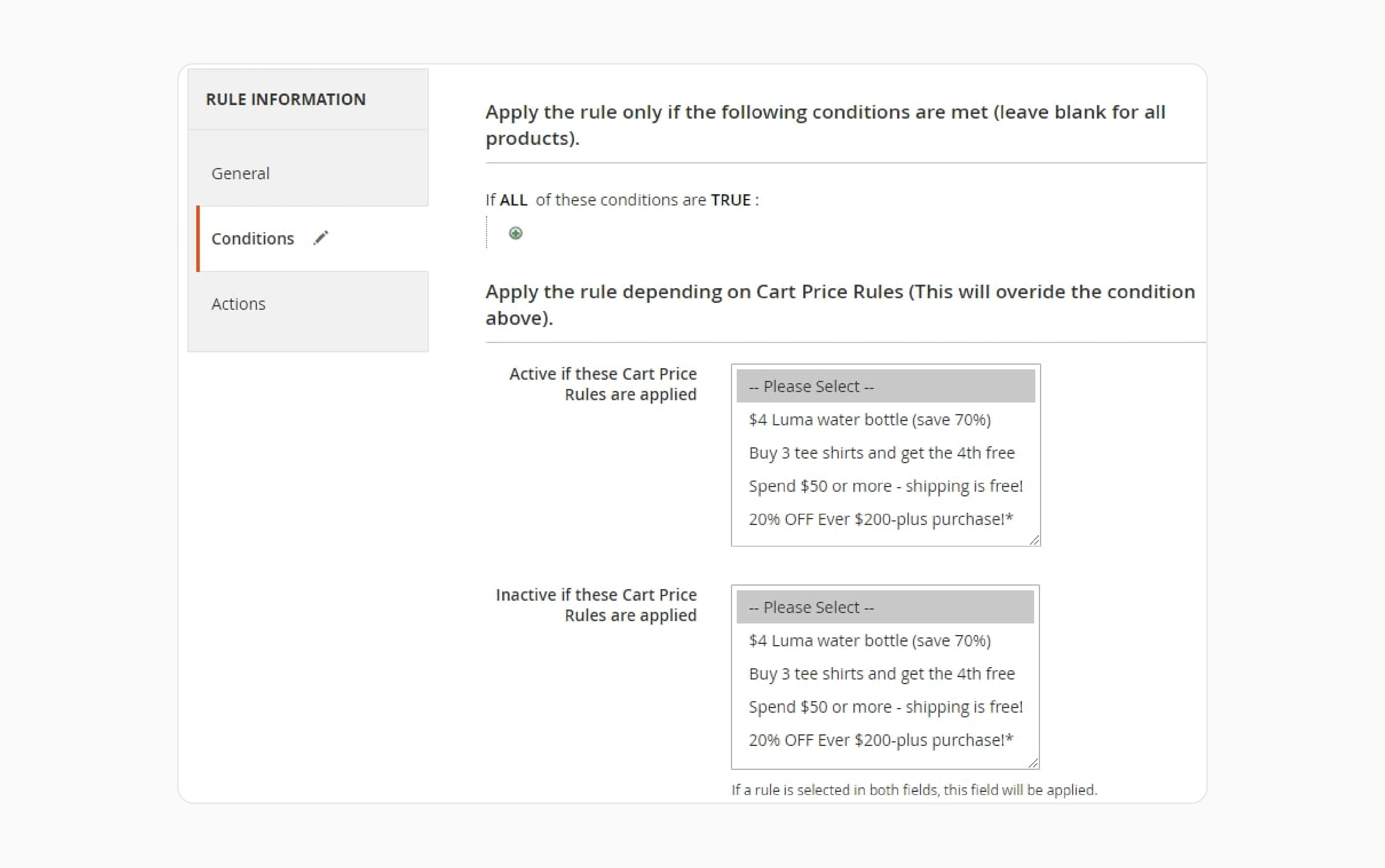  Set Conditions For When The Rule Should Apply