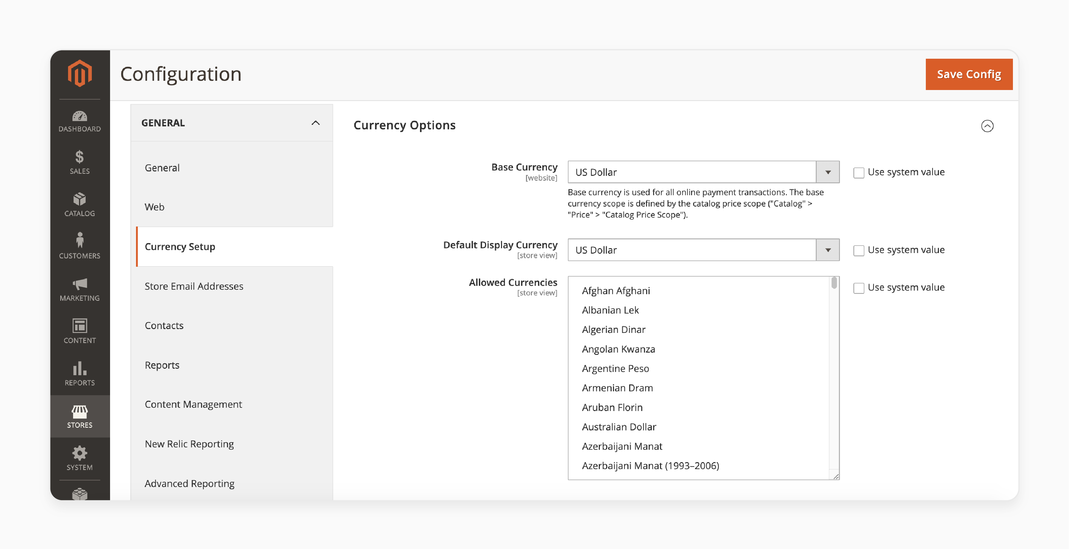 Factors Impact Magento's International Payment Limits: Magento Store Configuration