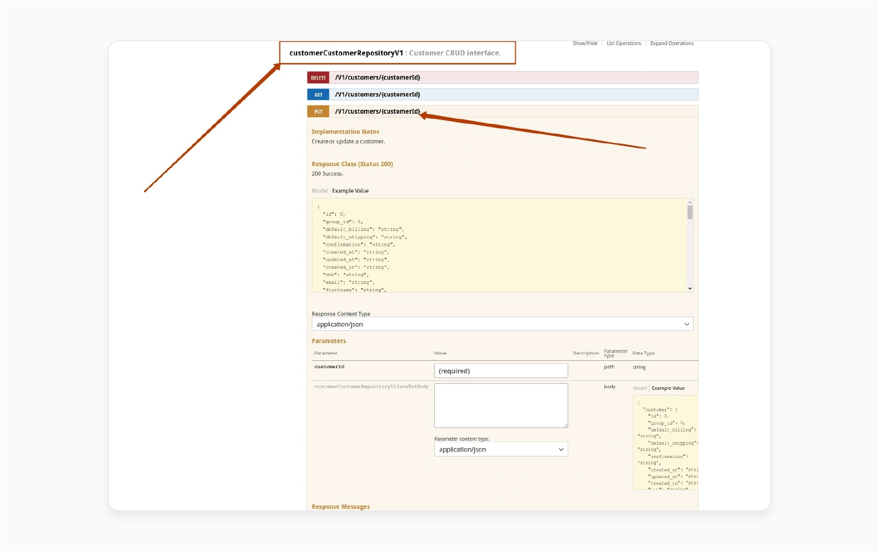 testing customer attribute retrieval in magento 2 api