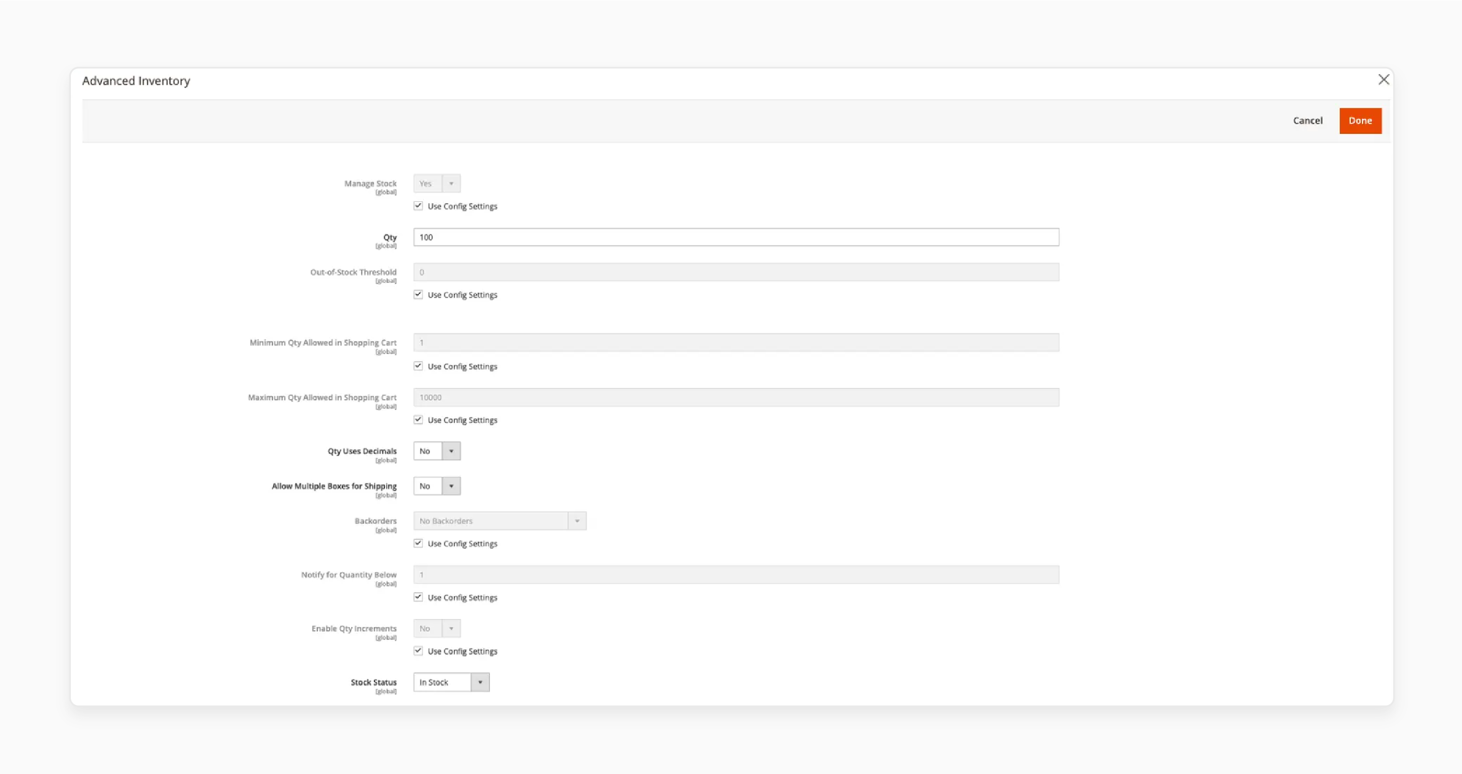 Setting Out-of-Stock Threshold for Magento 2 Backorders via Admin Panel Backend